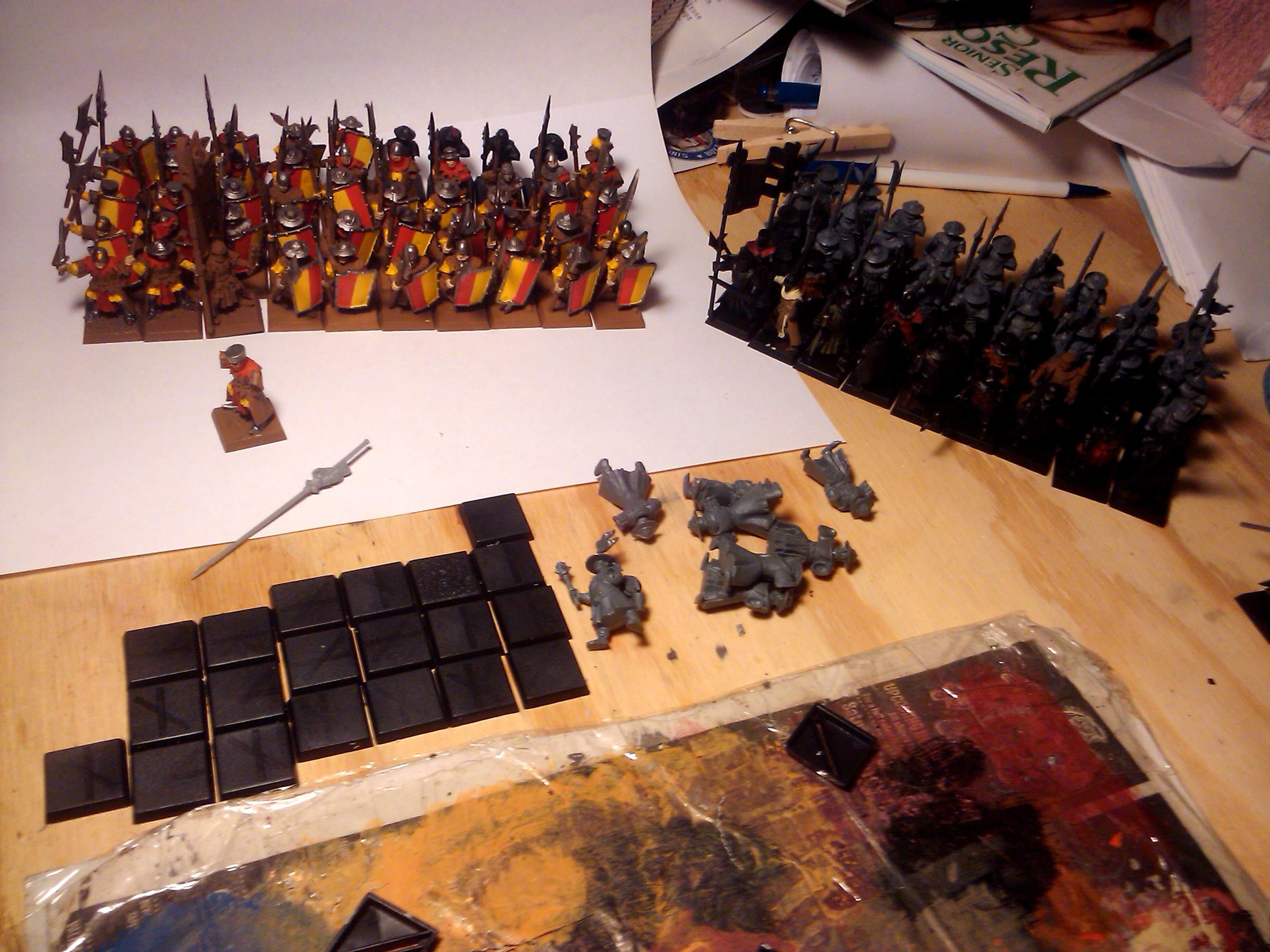 Archers, Bretonnians, Build, Grail, Hobby, Knights, Men At Arms, Painting, Peasant, Pegasus, Warhammer Fantasy, Wf
