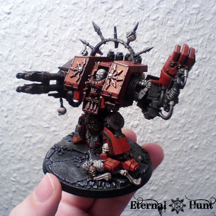 Chaos, Chaos Space Marines, Conversion, Dreadnought, Khorne, Warhammer 40,000, World Eaters