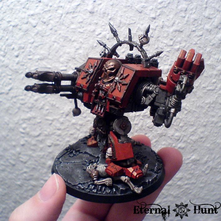 Chaos, Chaos Space Marines, Conversion, Dreadnought, Khorne, Warhammer 40,000, World Eaters