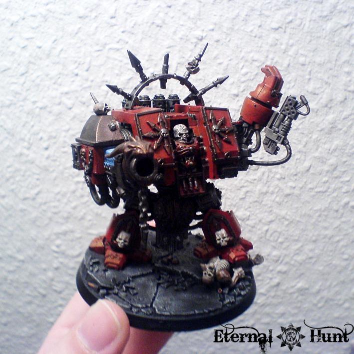 Chaos, Chaos Space Marines, Conversion, Dreadnought, Khorne, Warhammer 40,000, World Eaters
