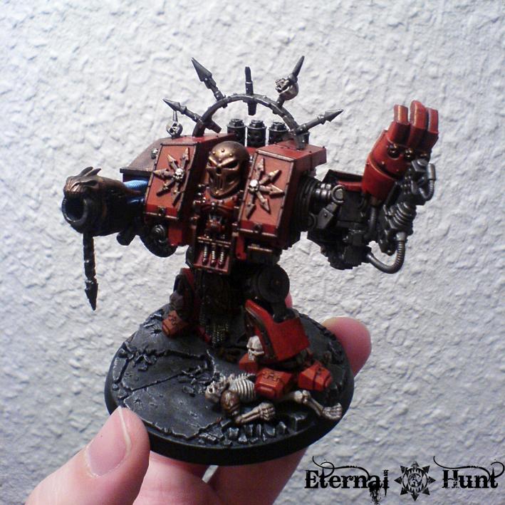 Chaos, Chaos Space Marines, Conversion, Dreadnought, Khorne, Warhammer 40,000, World Eaters