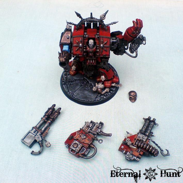 Chaos, Chaos Space Marines, Conversion, Dreadnought, Khorne, Warhammer 40,000, World Eaters