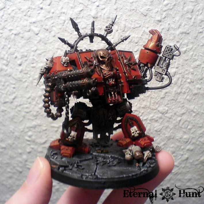 Chaos, Chaos Space Marines, Conversion, Dreadnought, Khorne, Warhammer 40,000, World Eaters