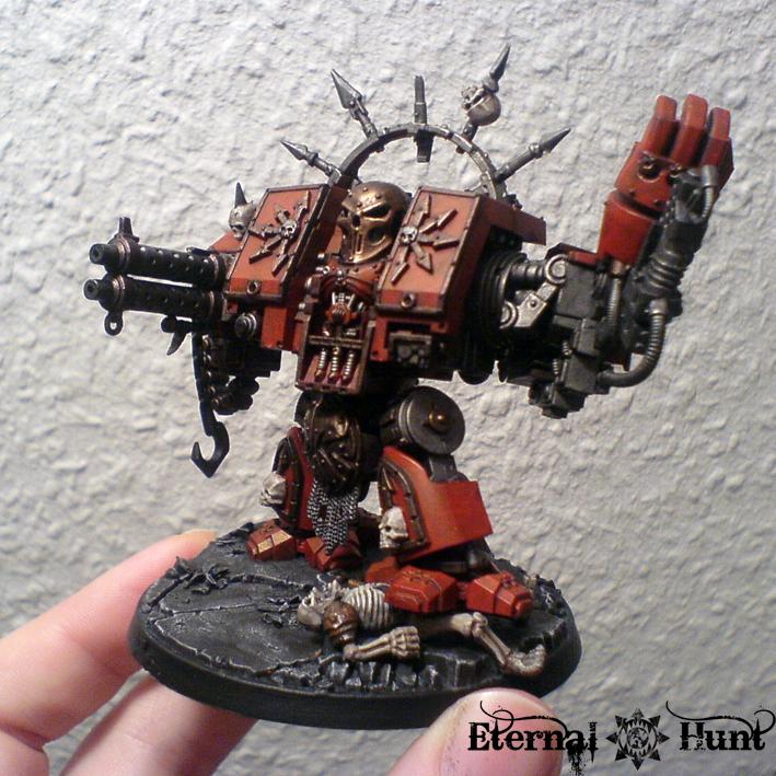 Chaos, Chaos Space Marines, Conversion, Dreadnought, Khorne, Warhammer 40,000, World Eaters