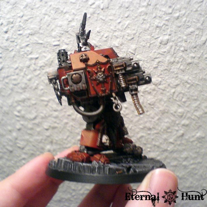 Chaos, Chaos Space Marines, Conversion, Dreadnought, Khorne, Warhammer 40,000, World Eaters