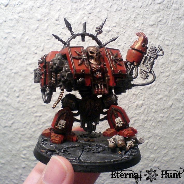 Chaos, Chaos Space Marines, Conversion, Dreadnought, Khorne, Warhammer 40,000, World Eaters
