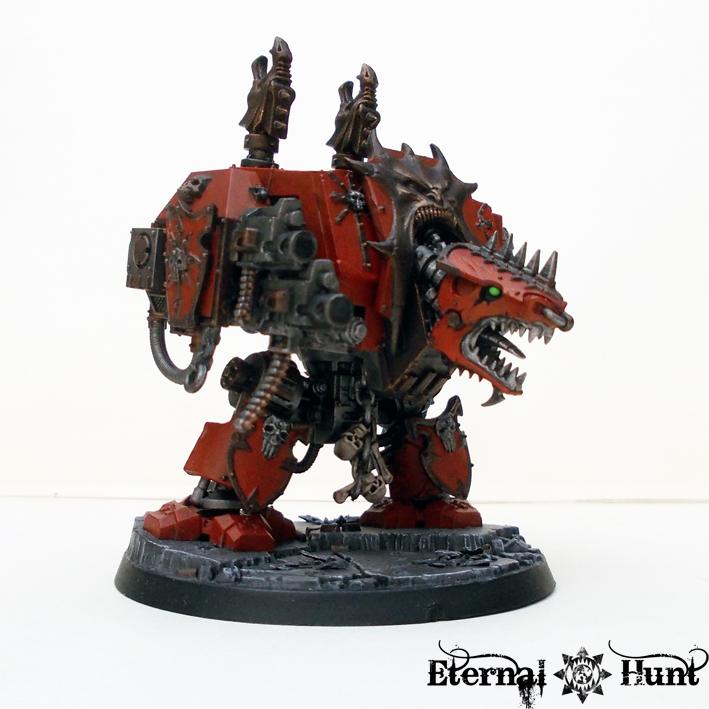 Chaos, Chaos Space Marines, Conversion, Dreadnought, Khorne, Warhammer 40,000, World Eaters