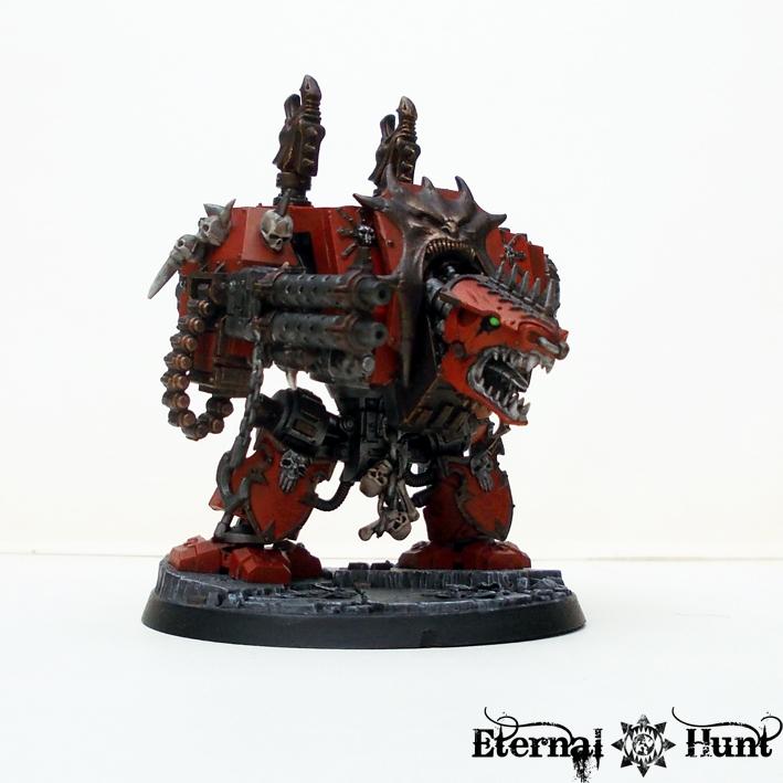 Chaos, Chaos Space Marines, Conversion, Dreadnought, Khorne, Warhammer 40,000, World Eaters