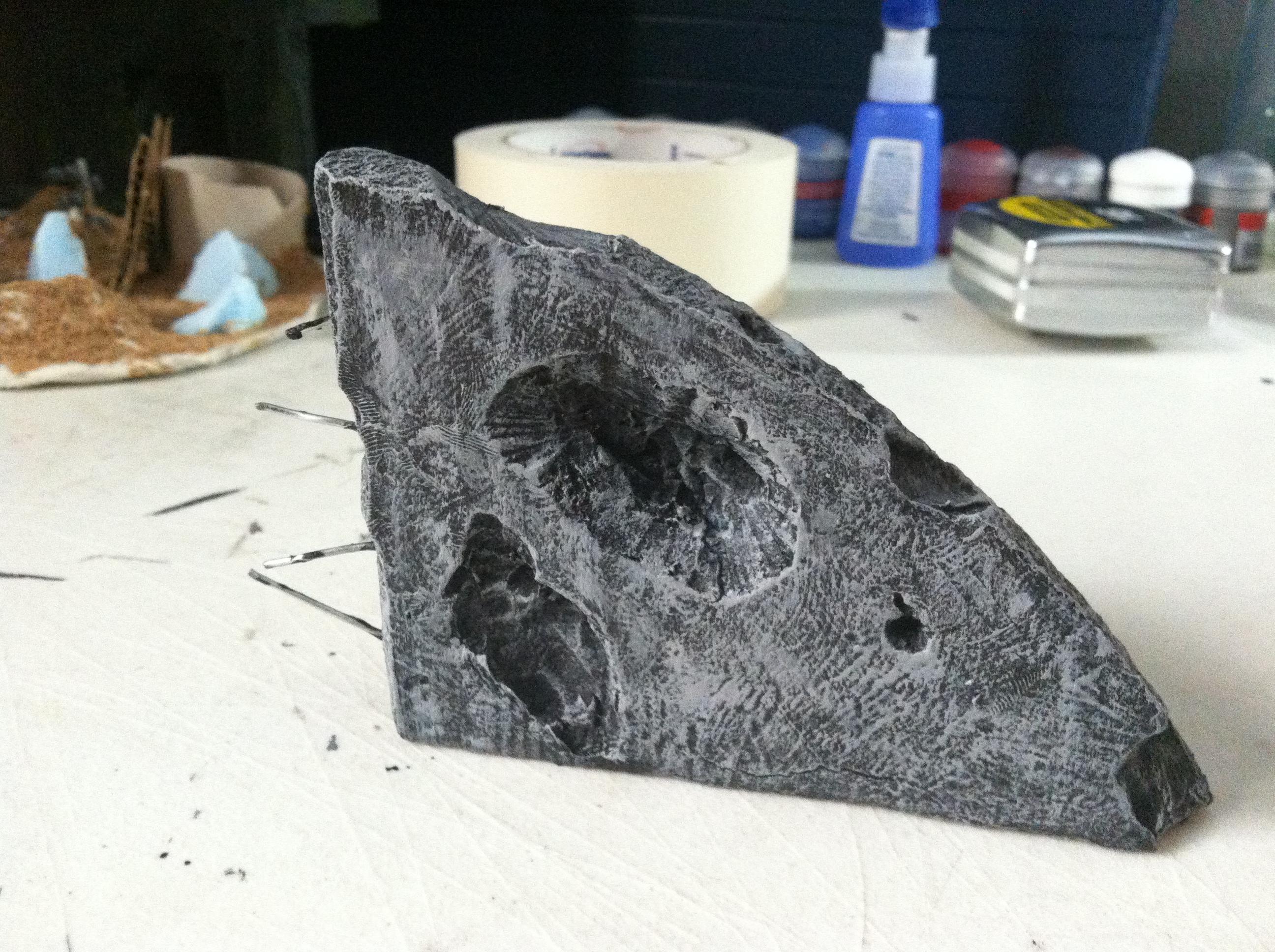 Beginner, Cardboard, Insulation, Painting, Rubble, Styrofoam, Terrain, Wall, Warhammer 40,000, Warhammer Fantasy