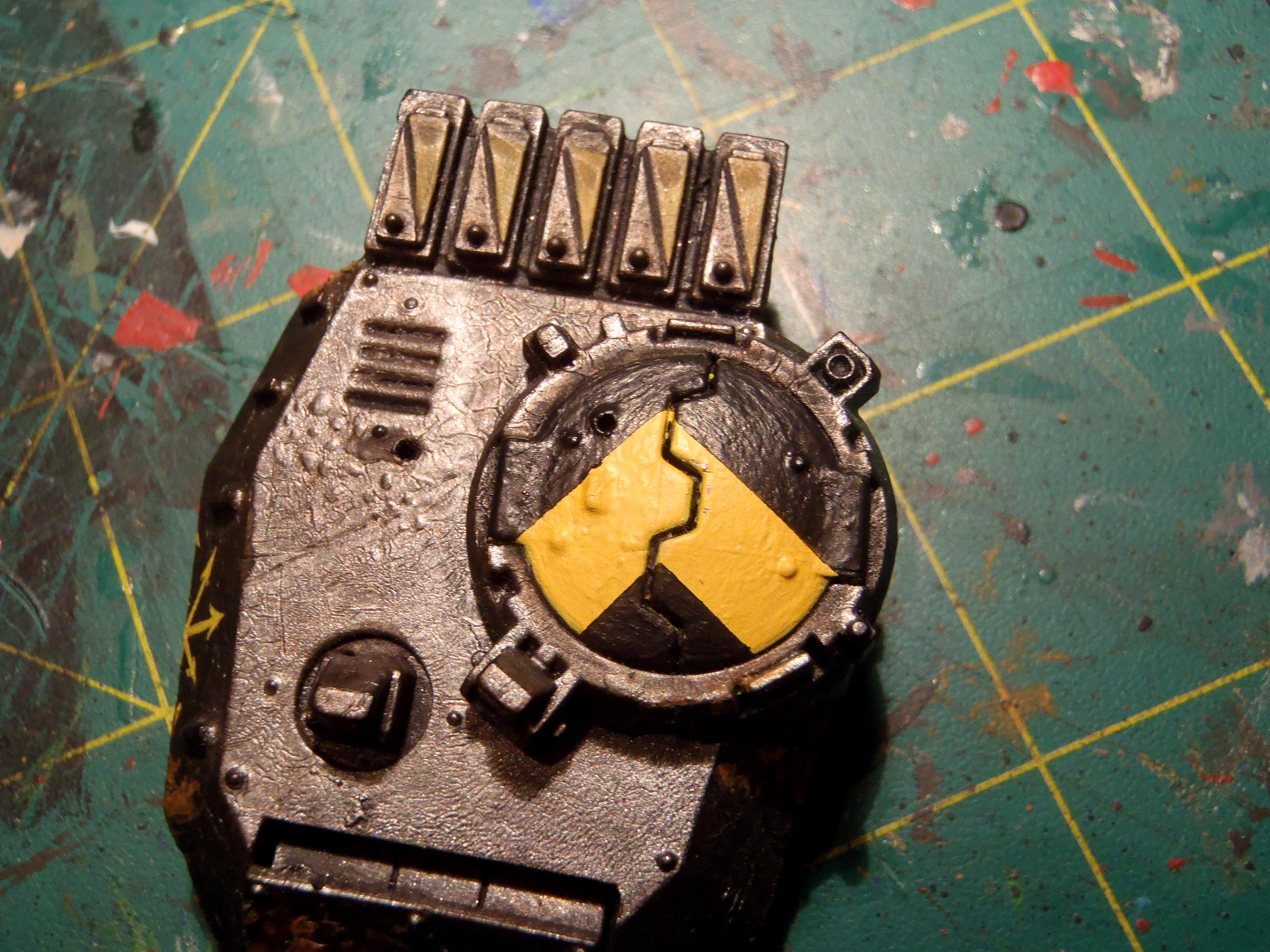 First Try, Iron Warriors, Weathered, Work In Progress