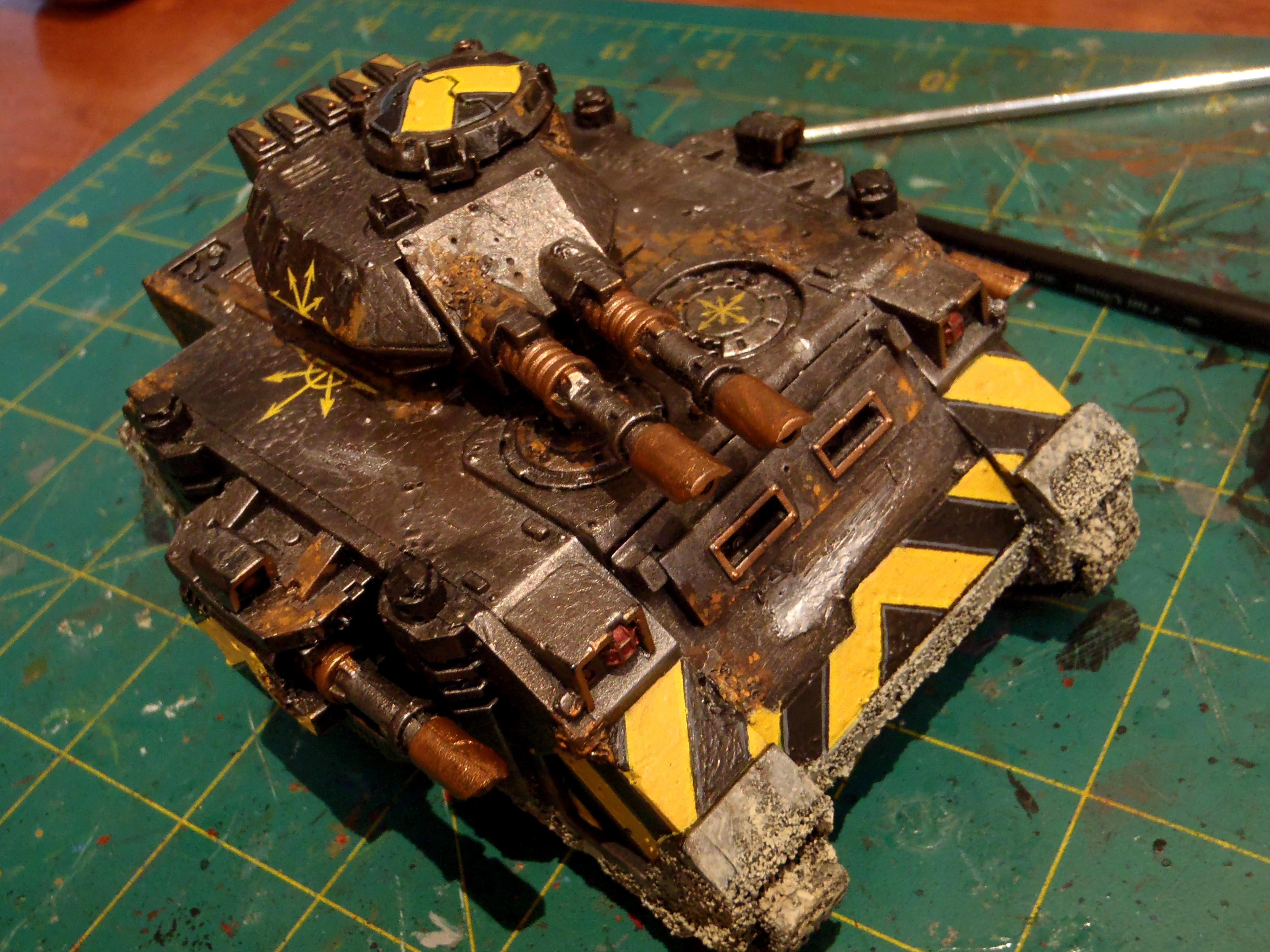 First Try, Iron Warriors, Weathered, Work In Progress