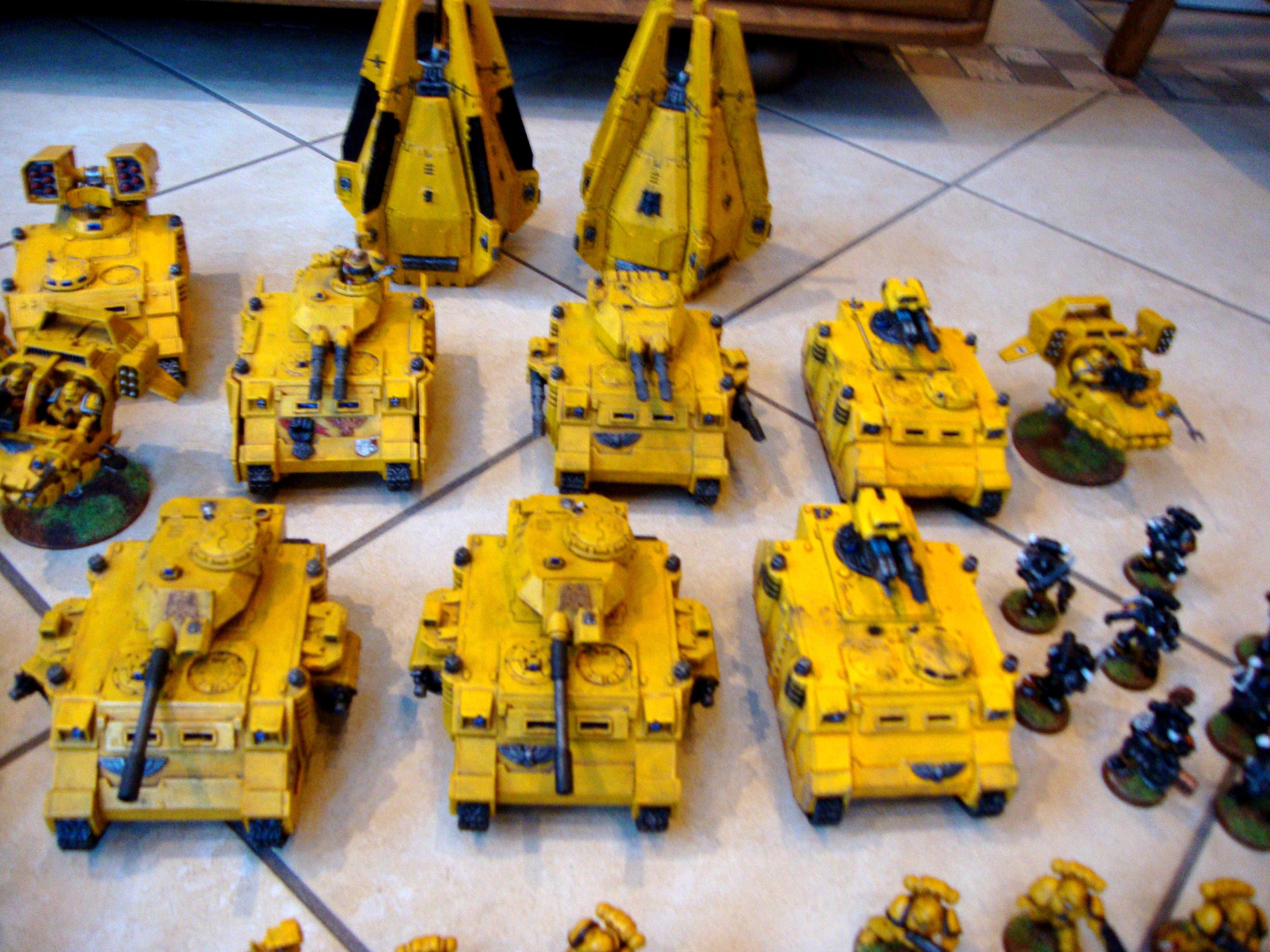 Drop Pods, Imperial Fists, Land Speeders, Predators, Razorbacks, Space Marines, Tank