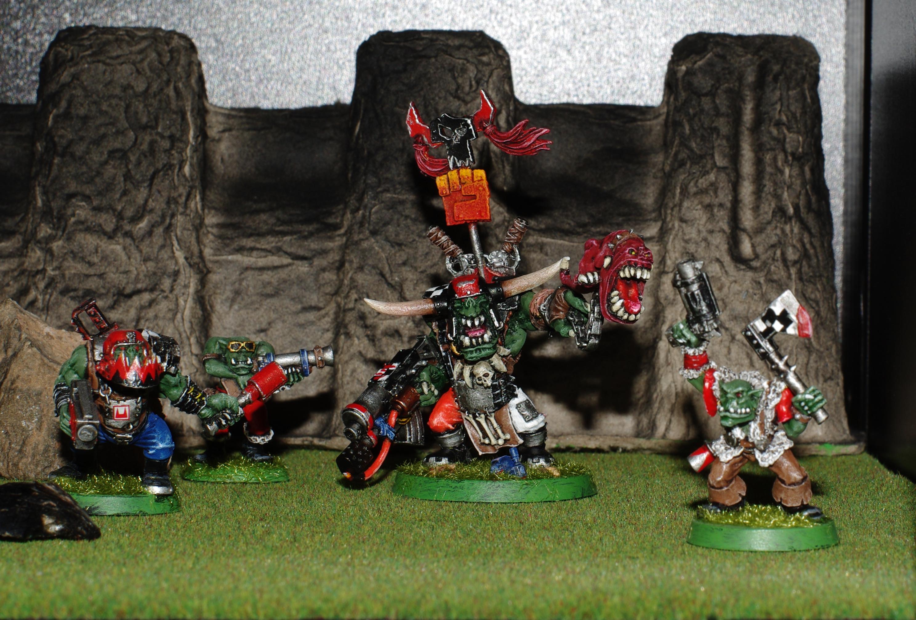 Orks, Warboss with Attack Squig