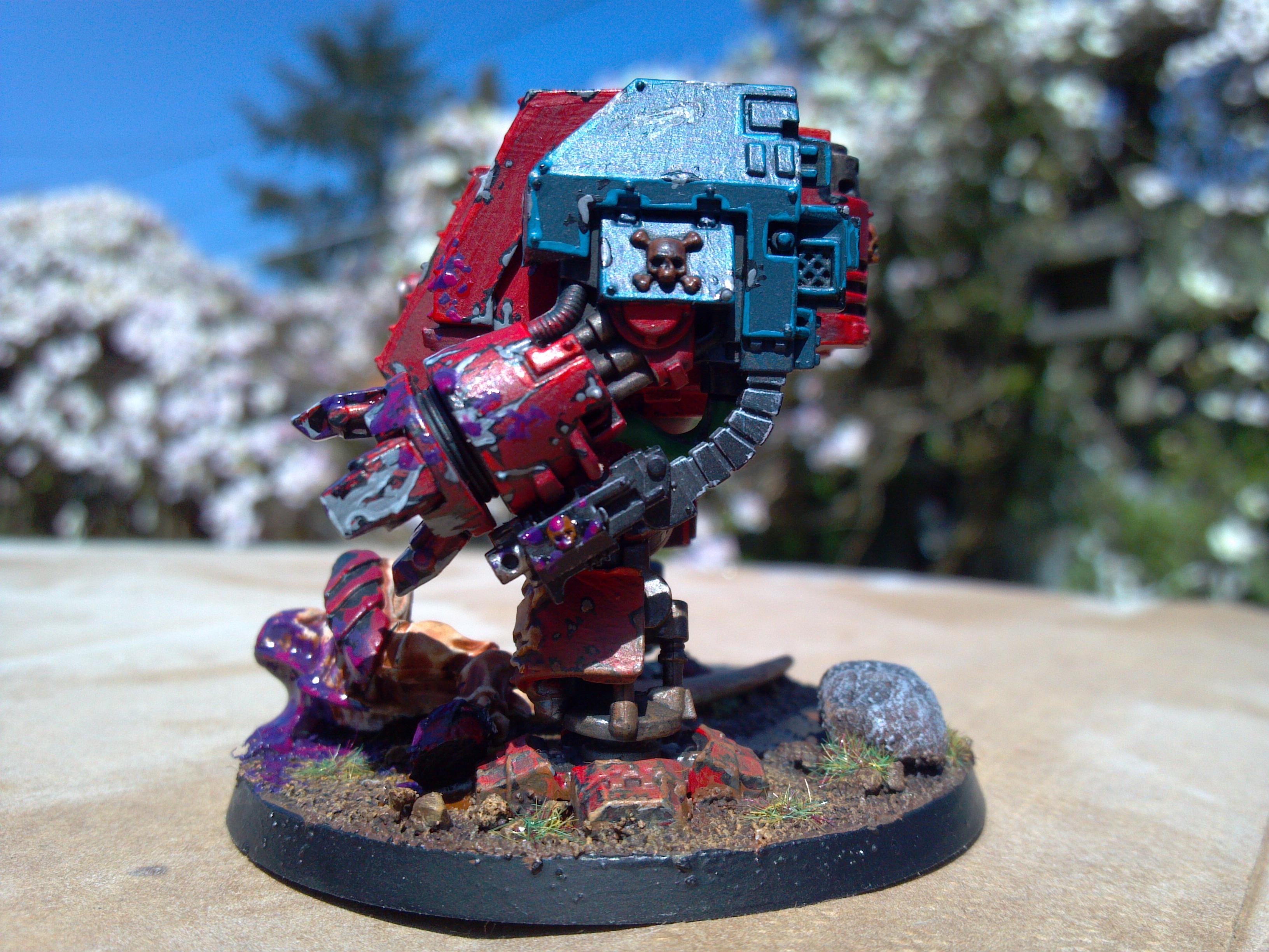 Chipping, Dreadnought, Space Marines, Weathered
