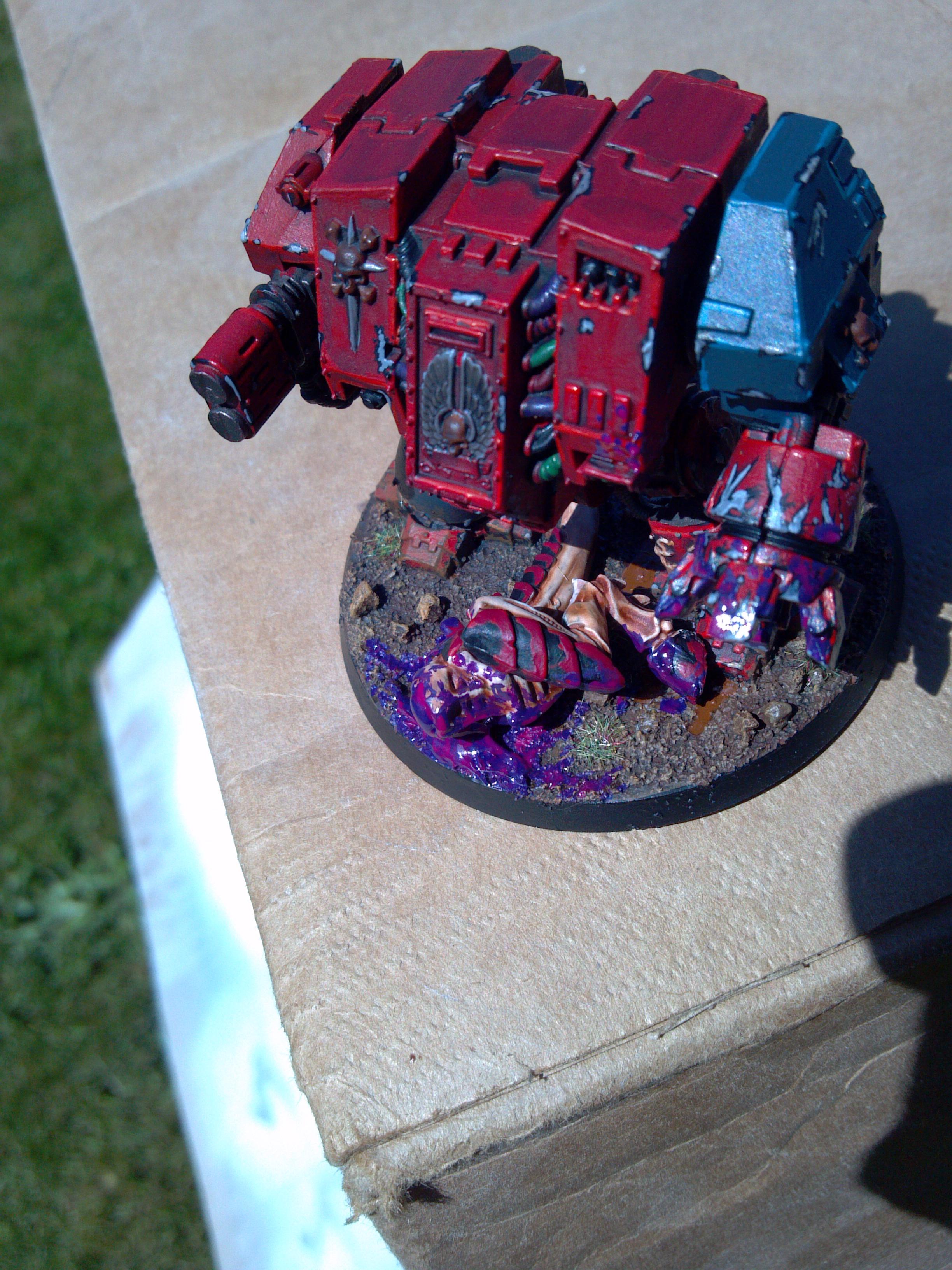 Chipping, Dreadnought, Space Marines, Weathered