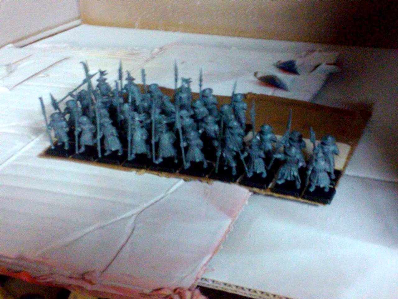 Archers, Bretonnians, Build, Grail, Hobby, Knights, Men At Arms, Painting, Peasant, Pegasus, Warhammer Fantasy, Wf