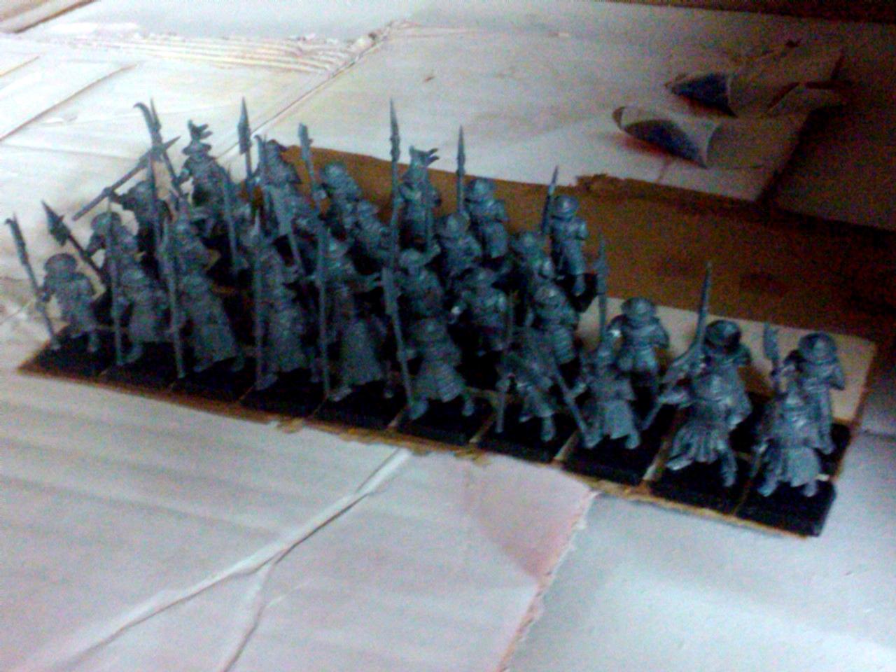 Archers, Bretonnians, Build, Grail, Hobby, Knights, Men At Arms, Painting, Peasant, Pegasus, Warhammer Fantasy, Wf