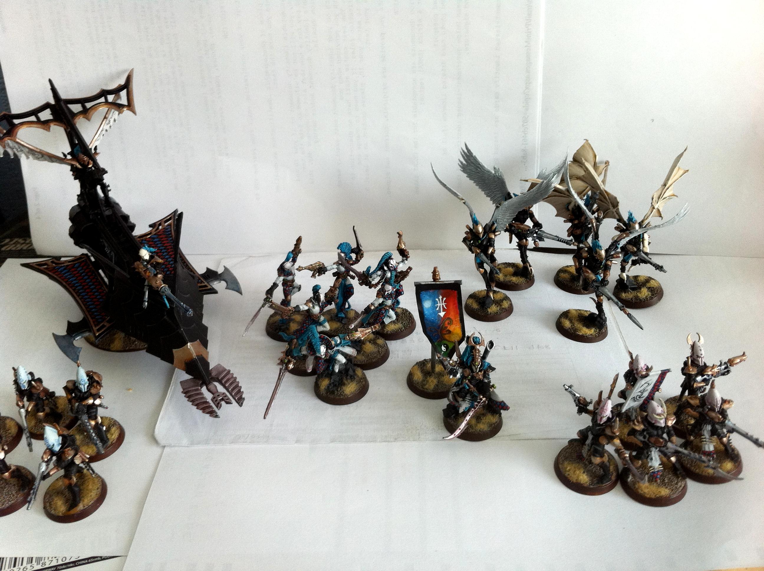 Blue, Dark Eldar, Diamonds, Eldar, Gold, Harlequins, Red, Turqoise, White