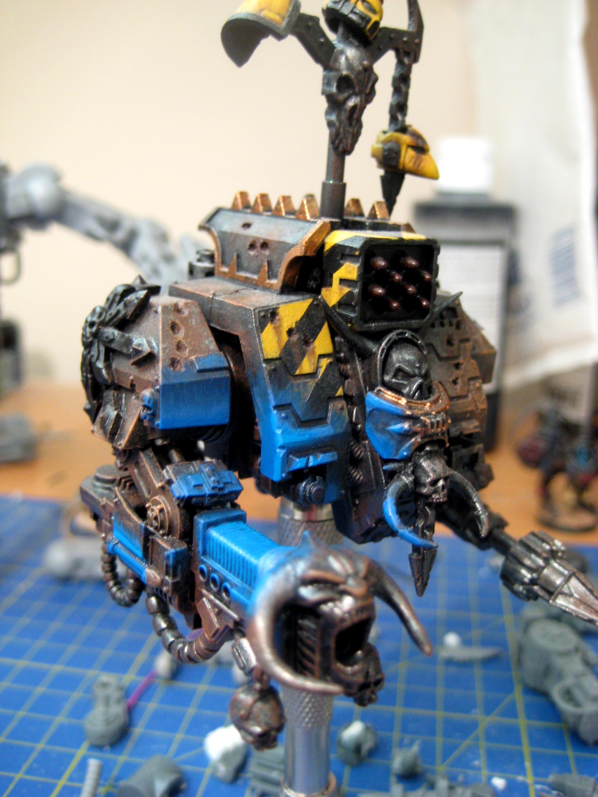 Chaos, Dreadnought, Iron Warriors, Object Source Lighting, Work In Progress