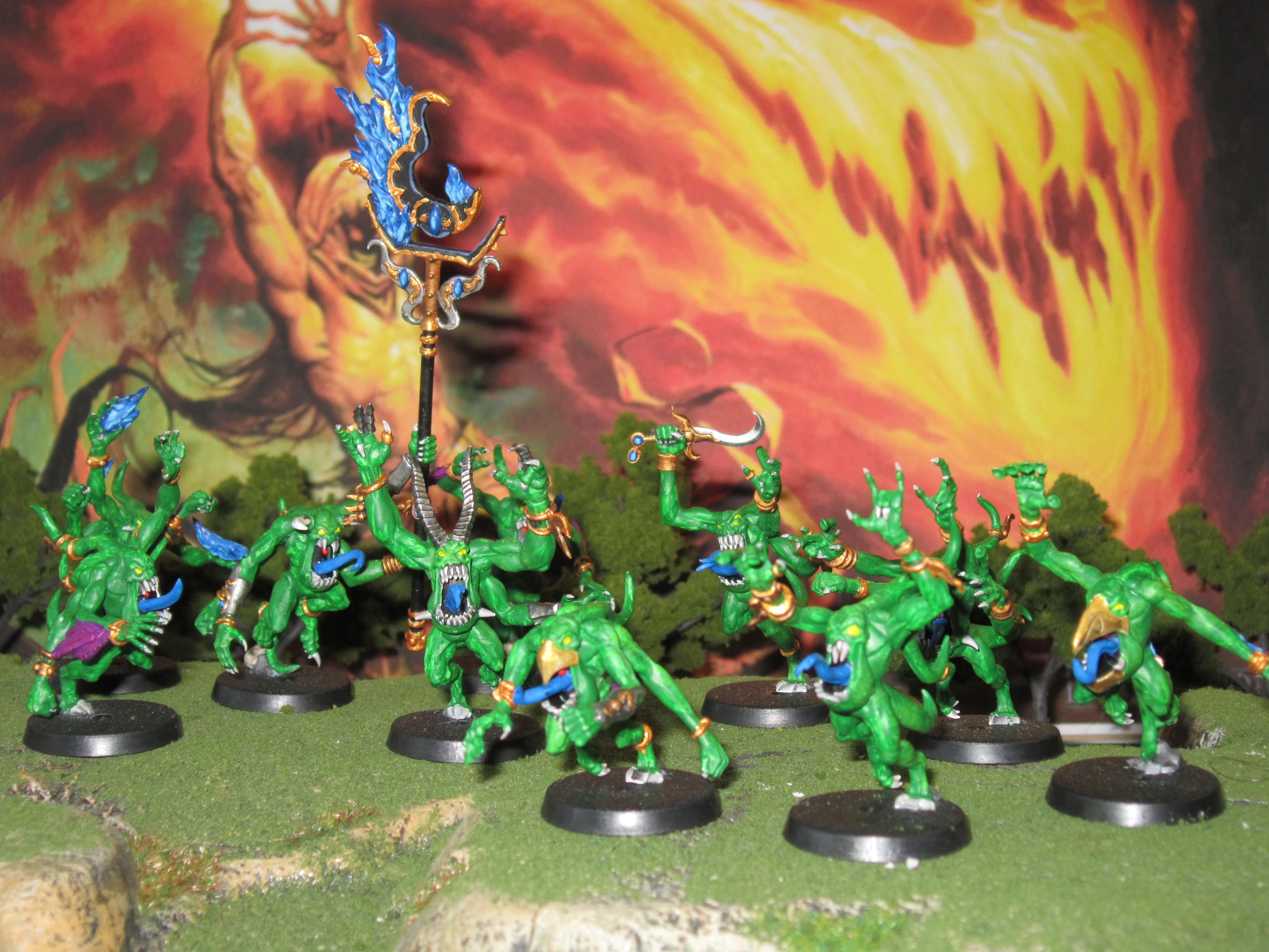 Chaos, Daemons, Horrors, Khorne, Prince, Slaanesh, Tzneetch, Warhammer 40,000
