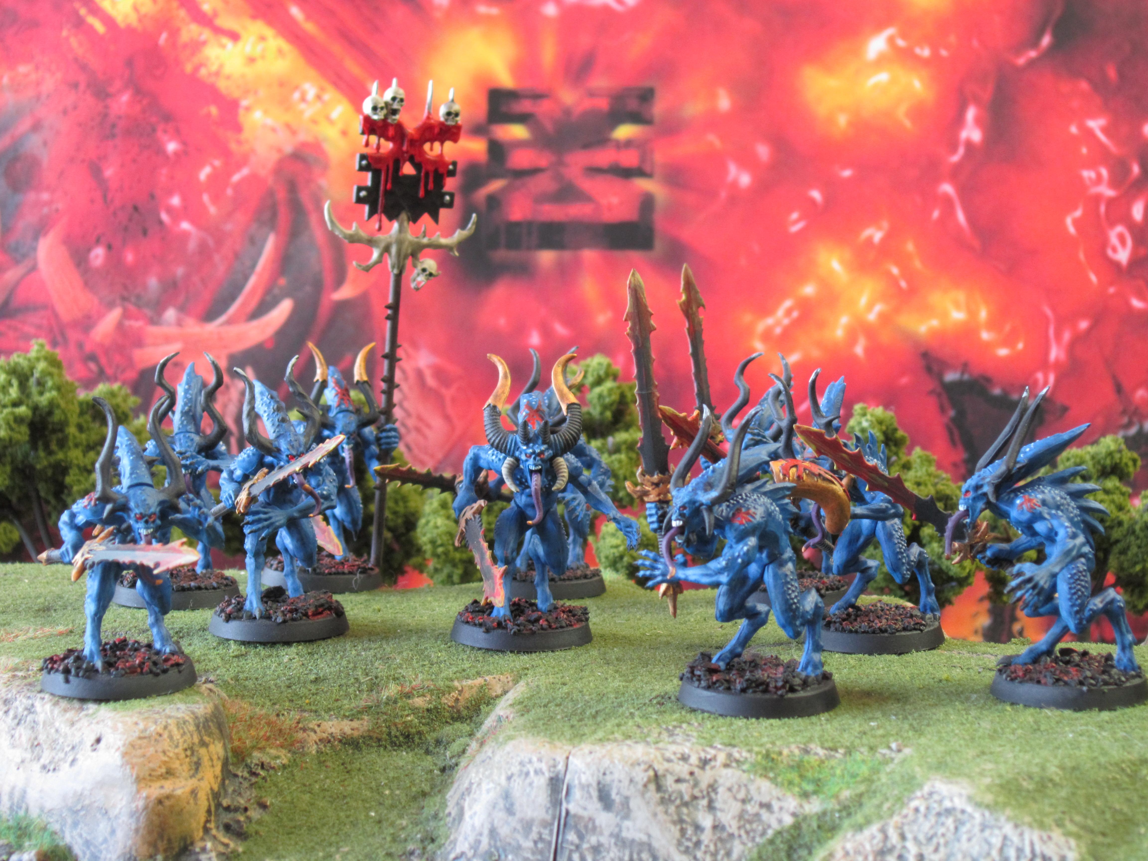 Bloodletters, Chaos, Daemons, Khorne, Prince, Slaanesh, Tzneetch, Warhammer 40,000
