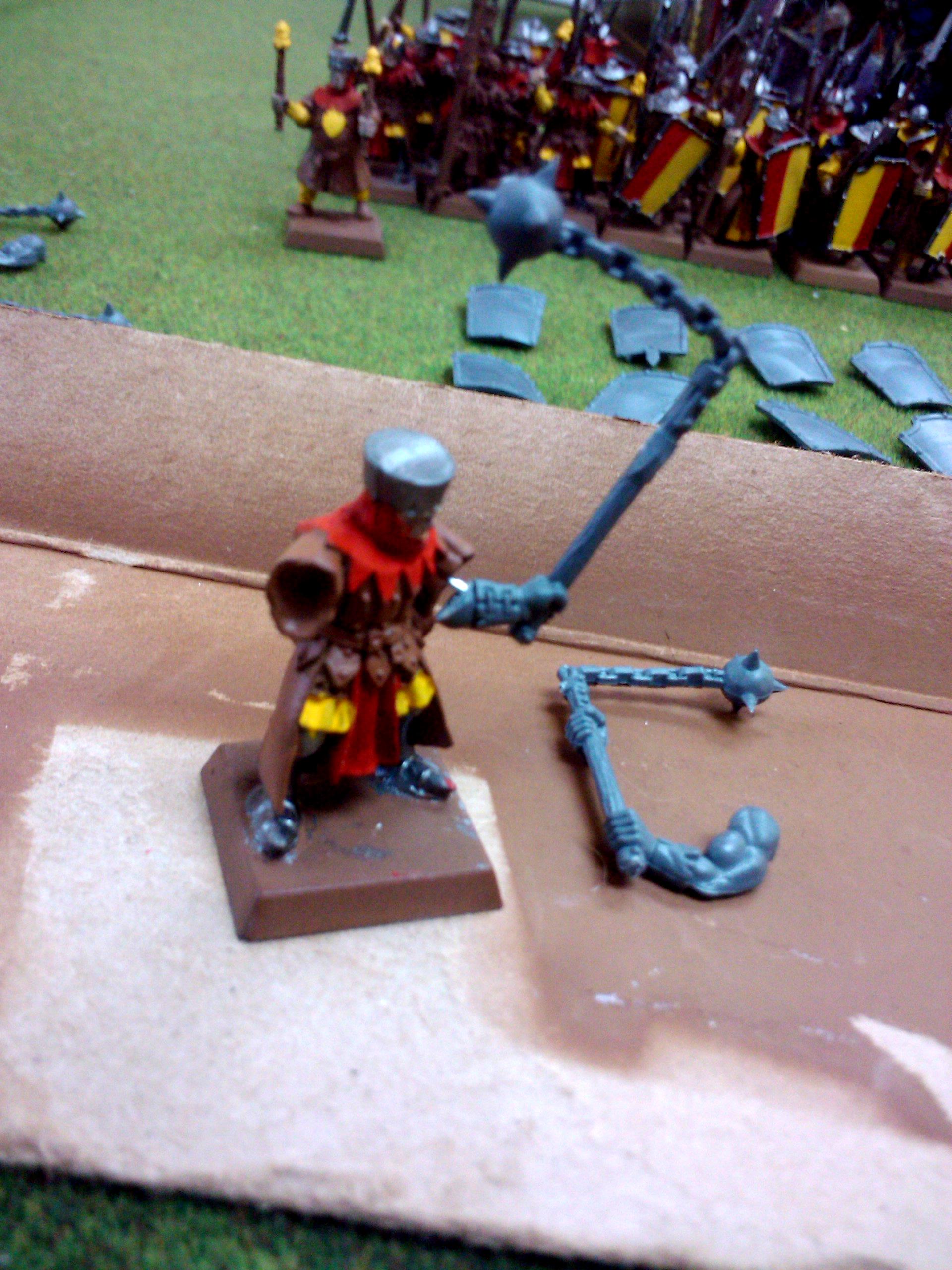Archers, Bretonnians, Build, Grail, Hobby, Knights, Men At Arms, Painting, Peasant, Pegasus, Warhammer Fantasy, Wf