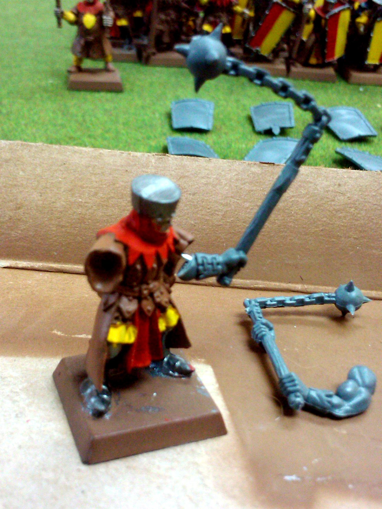 Archers, Bretonnians, Build, Grail, Hobby, Knights, Men At Arms, Painting, Peasant, Pegasus, Warhammer Fantasy, Wf