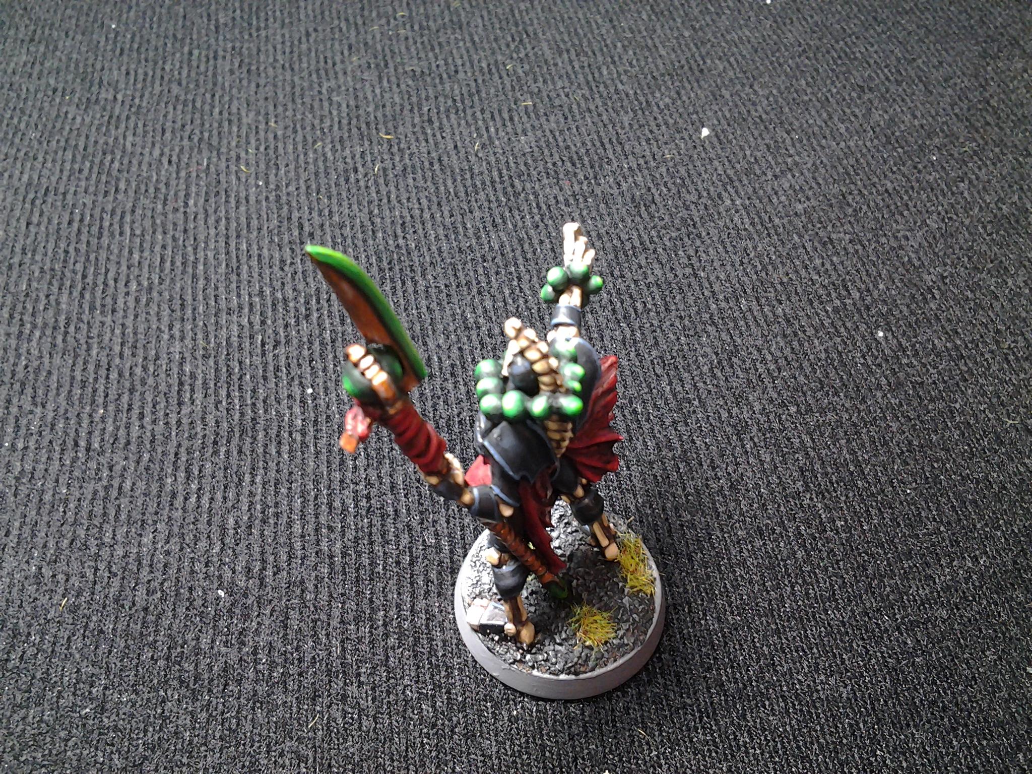 Black Necron, Bone Necron, Necron Lord, Nercon Lord Conversion, Prayer Beads, Red Necron, Warscythe