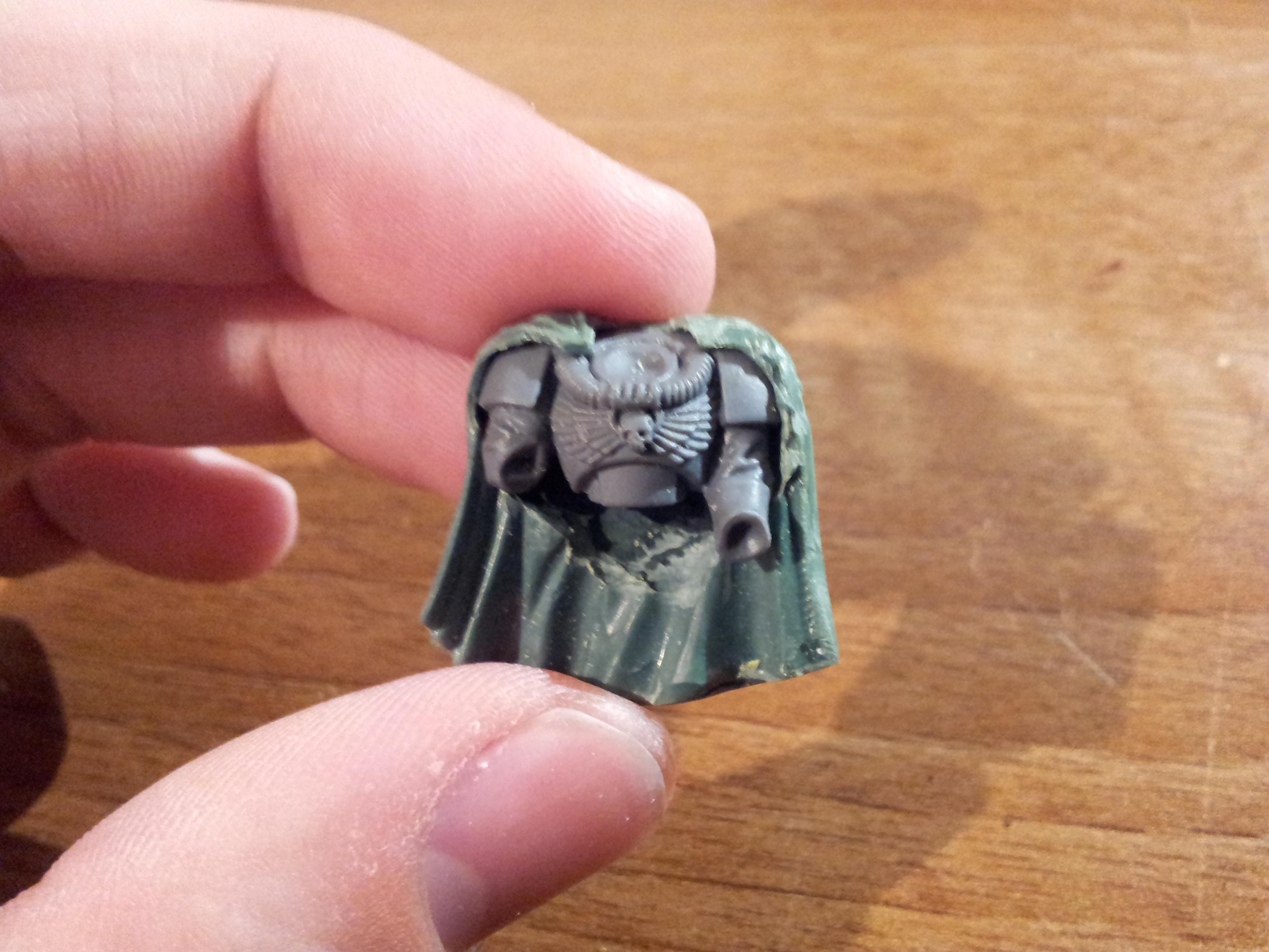 My Telion conversion project, with "sculpted" cloak :P