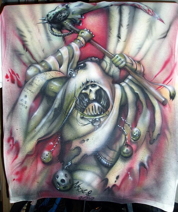Chaos, Fan Art, Mortarion, Shirt