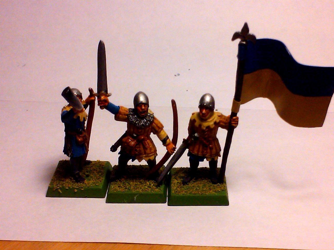 Archers, Bretonnians, Build, Grail, Hobby, Knights, Men At Arms, Painting, Peasant, Pegasus, Warhammer Fantasy, Wf