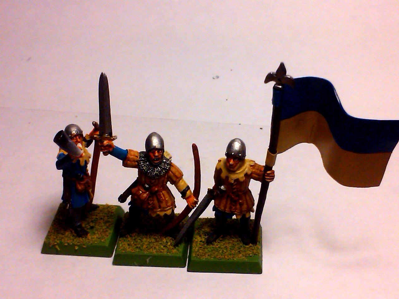 Archers, Bretonnians, Build, Grail, Hobby, Knights, Men At Arms, Painting, Peasant, Pegasus, Warhammer Fantasy, Wf
