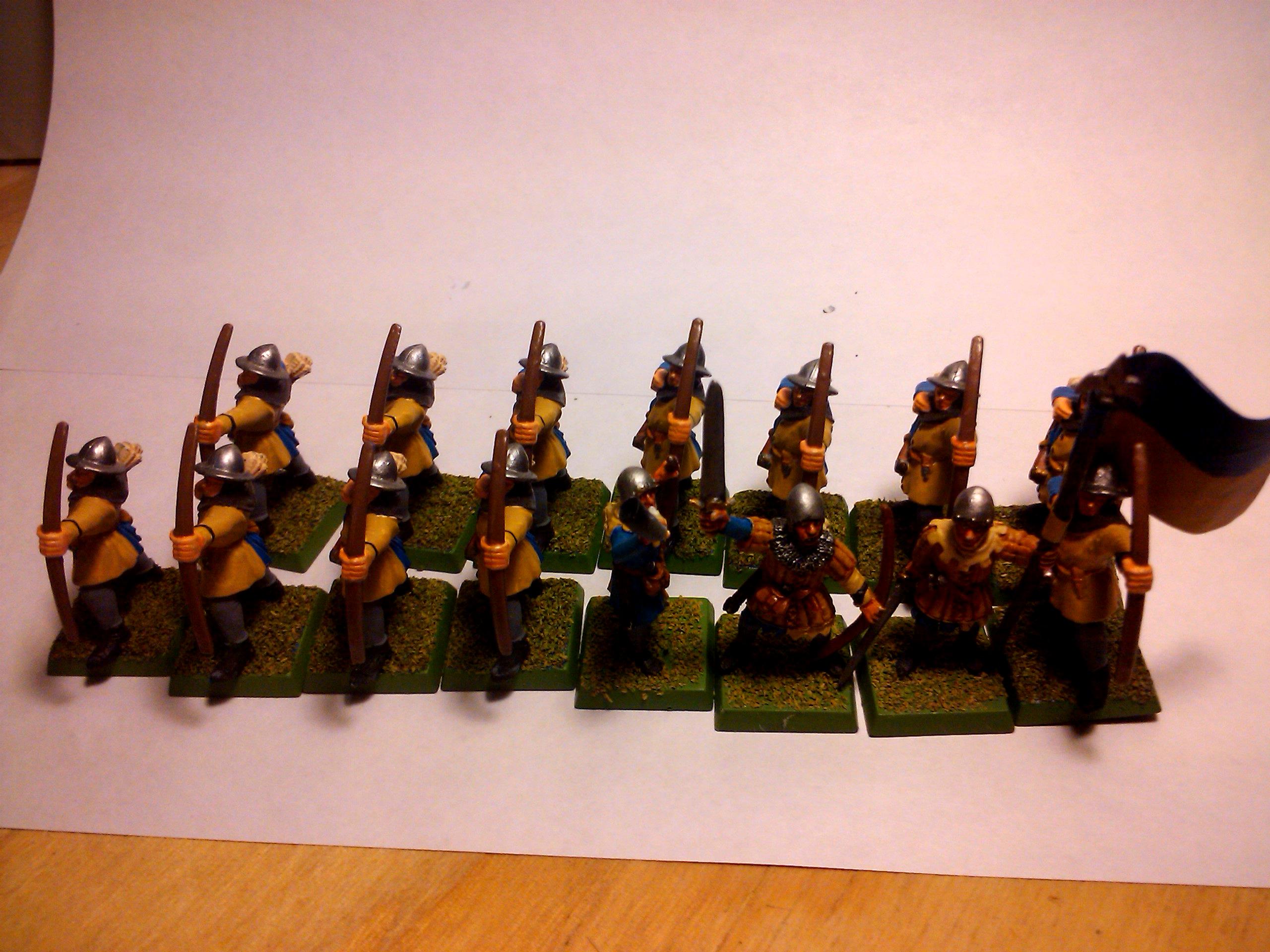 Archers, Bretonnians, Build, Grail, Hobby, Knights, Men At Arms, Painting, Peasant, Pegasus, Warhammer Fantasy, Wf