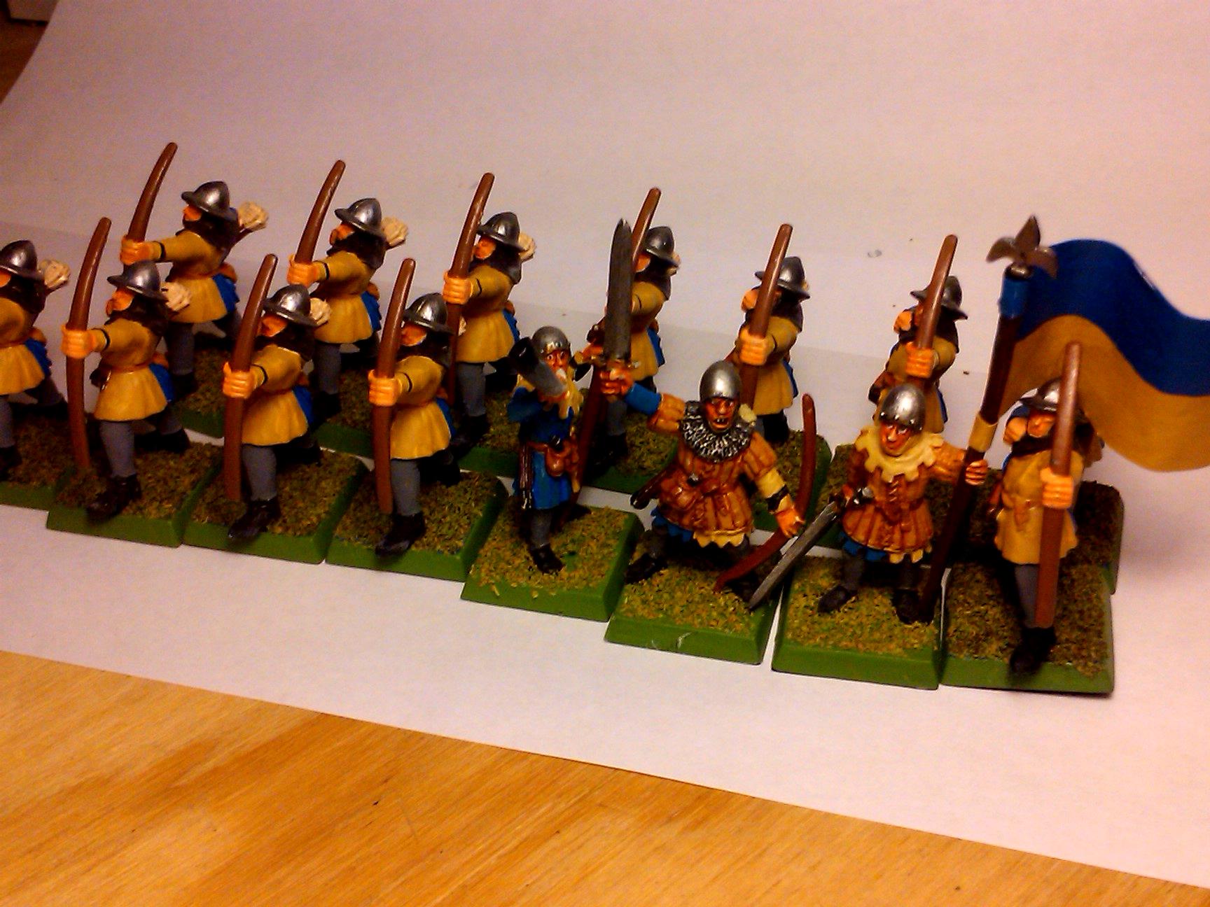 Archers, Bretonnians, Build, Grail, Hobby, Knights, Men At Arms, Painting, Peasant, Pegasus, Warhammer Fantasy, Wf