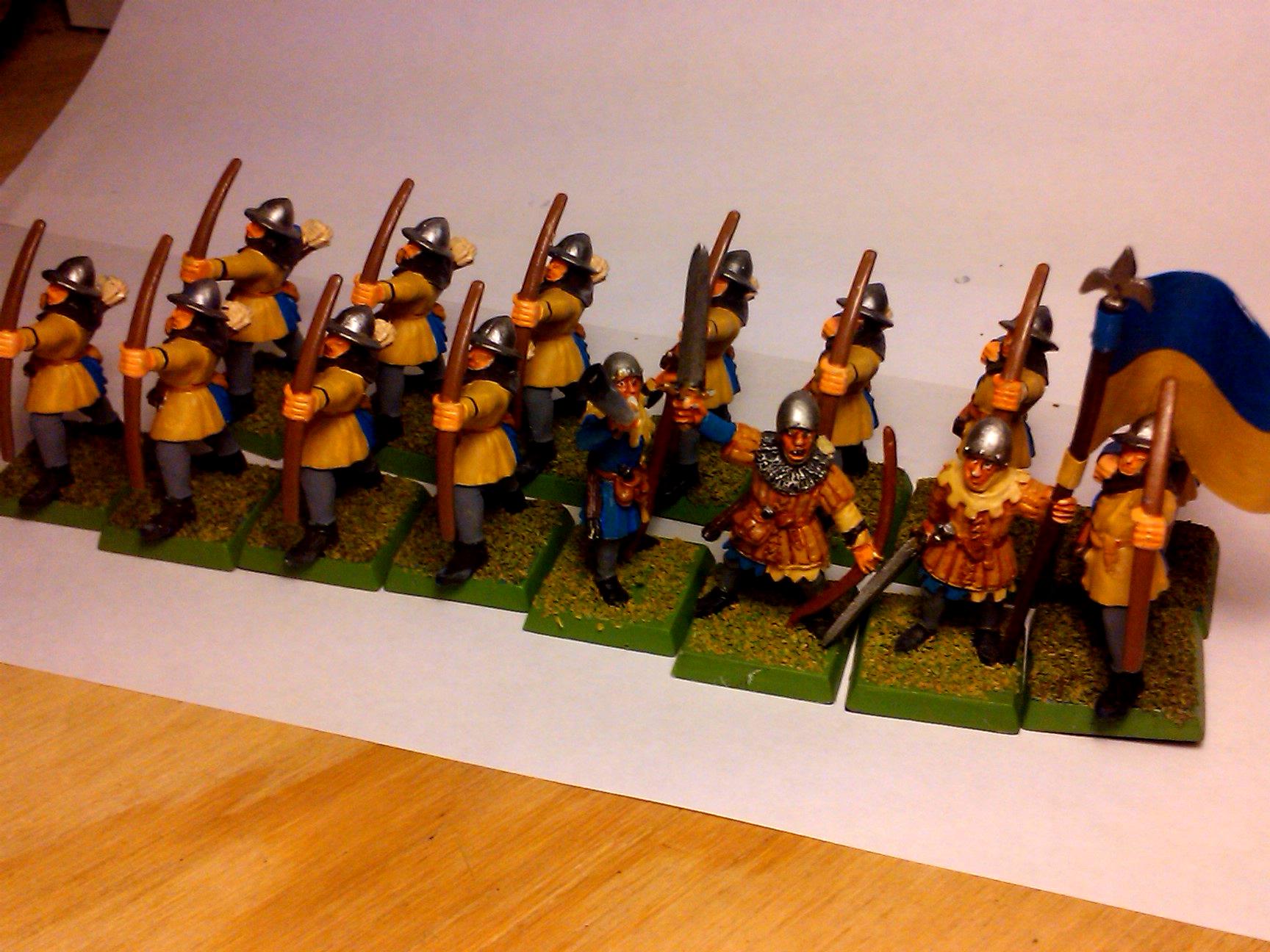 Archers, Bretonnians, Build, Grail, Hobby, Knights, Men At Arms, Painting, Peasant, Pegasus, Warhammer Fantasy, Wf