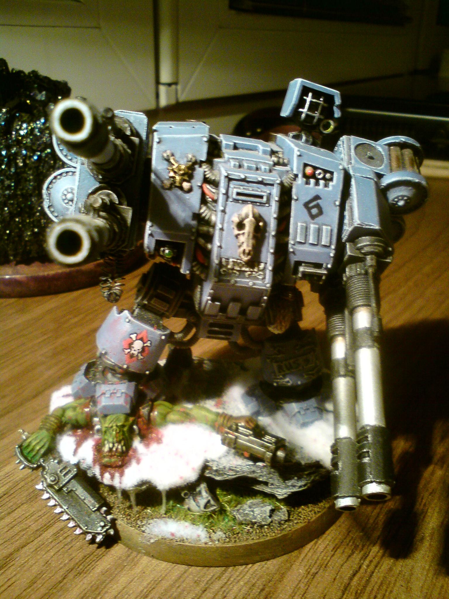 Dreadnought Autocannons Cannons Space Wolves Orks Ork
