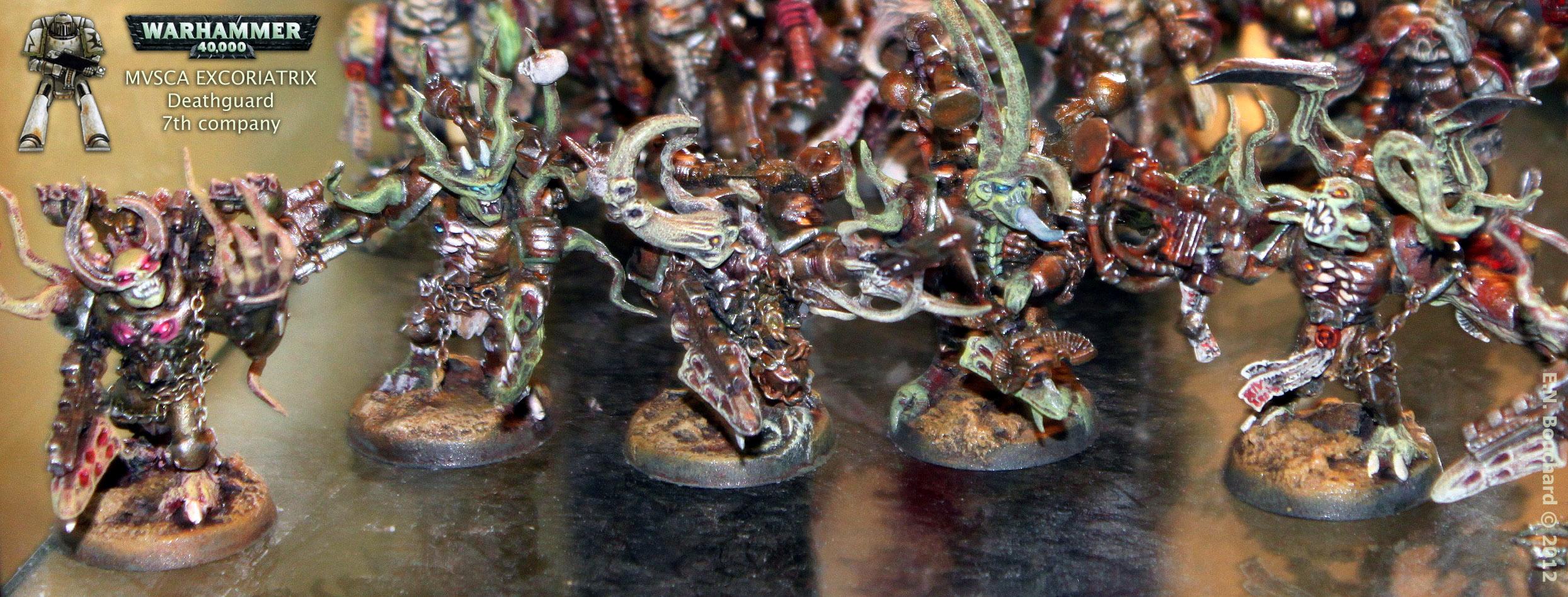 Black Crusade, Chaos, Chaos Space Marines, Church Of The Emperor Revenant, Conversion, Daemonhosts, Death Guard, Mvsca Excoriatrix, Nurgle, Plague Marines, Possessed, Pre-heresy, Xur
