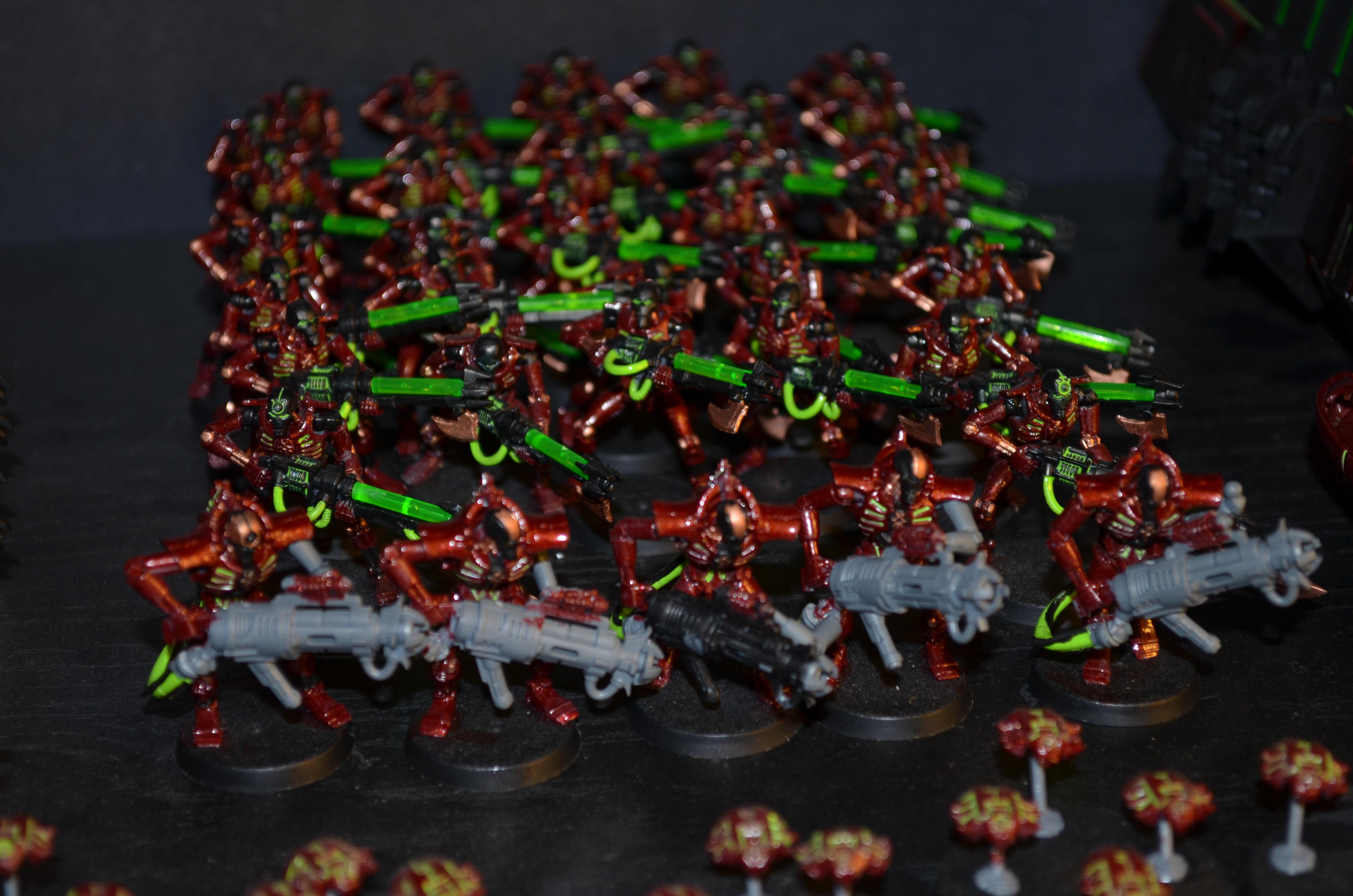 Necrons, Non Metal, Red