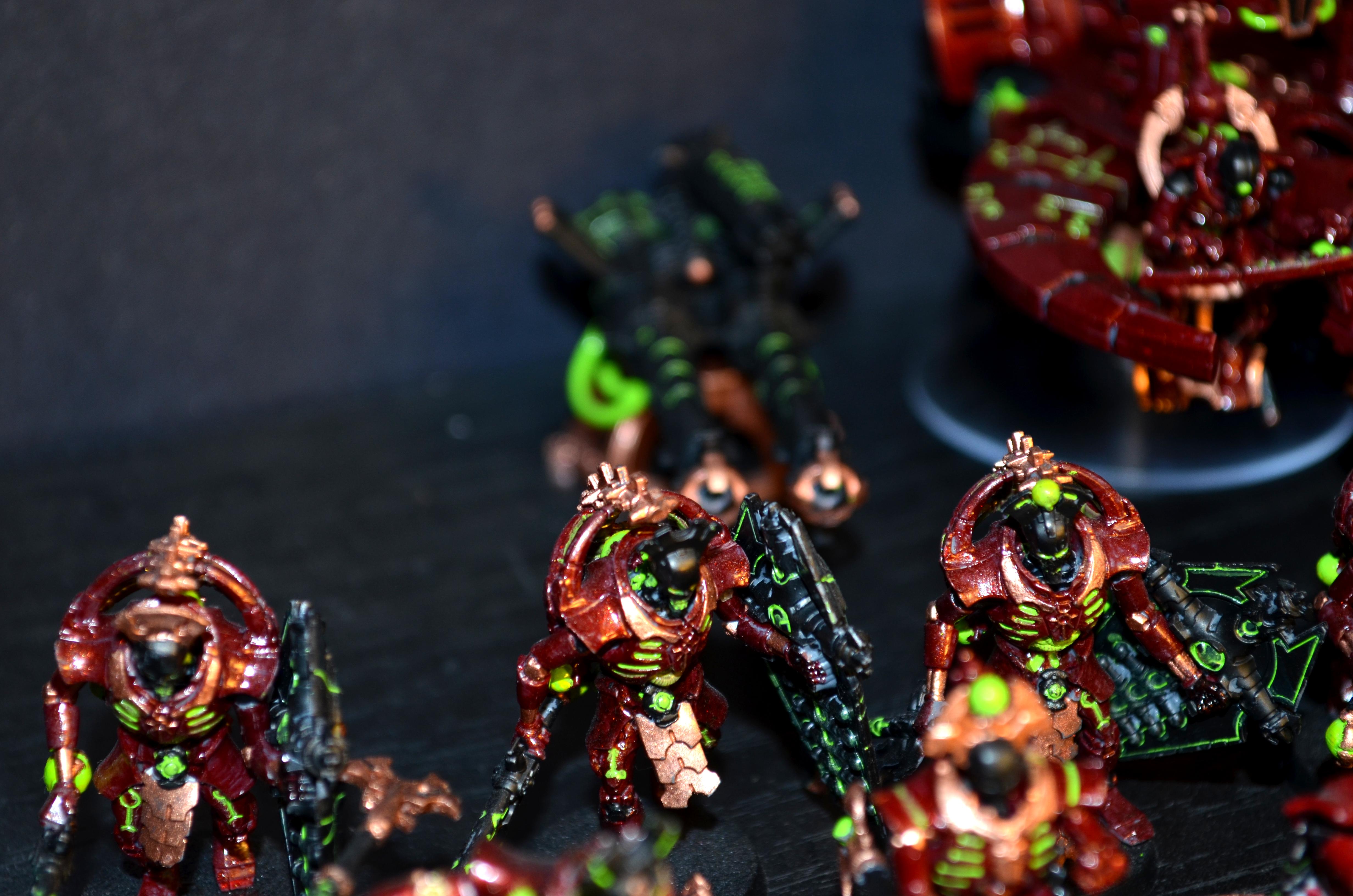 Necrons, Non Metal, Red