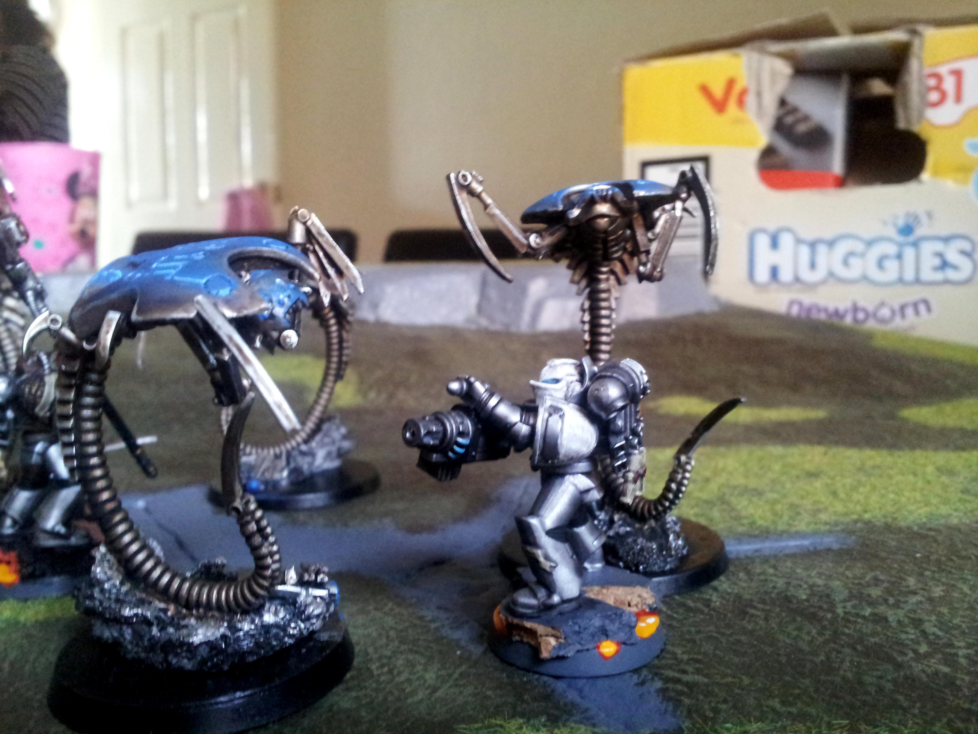 Battle, Conversion, Game Table, Grey, Knights, Necrons, Report, Top, Warhammer 40,000, Wraith