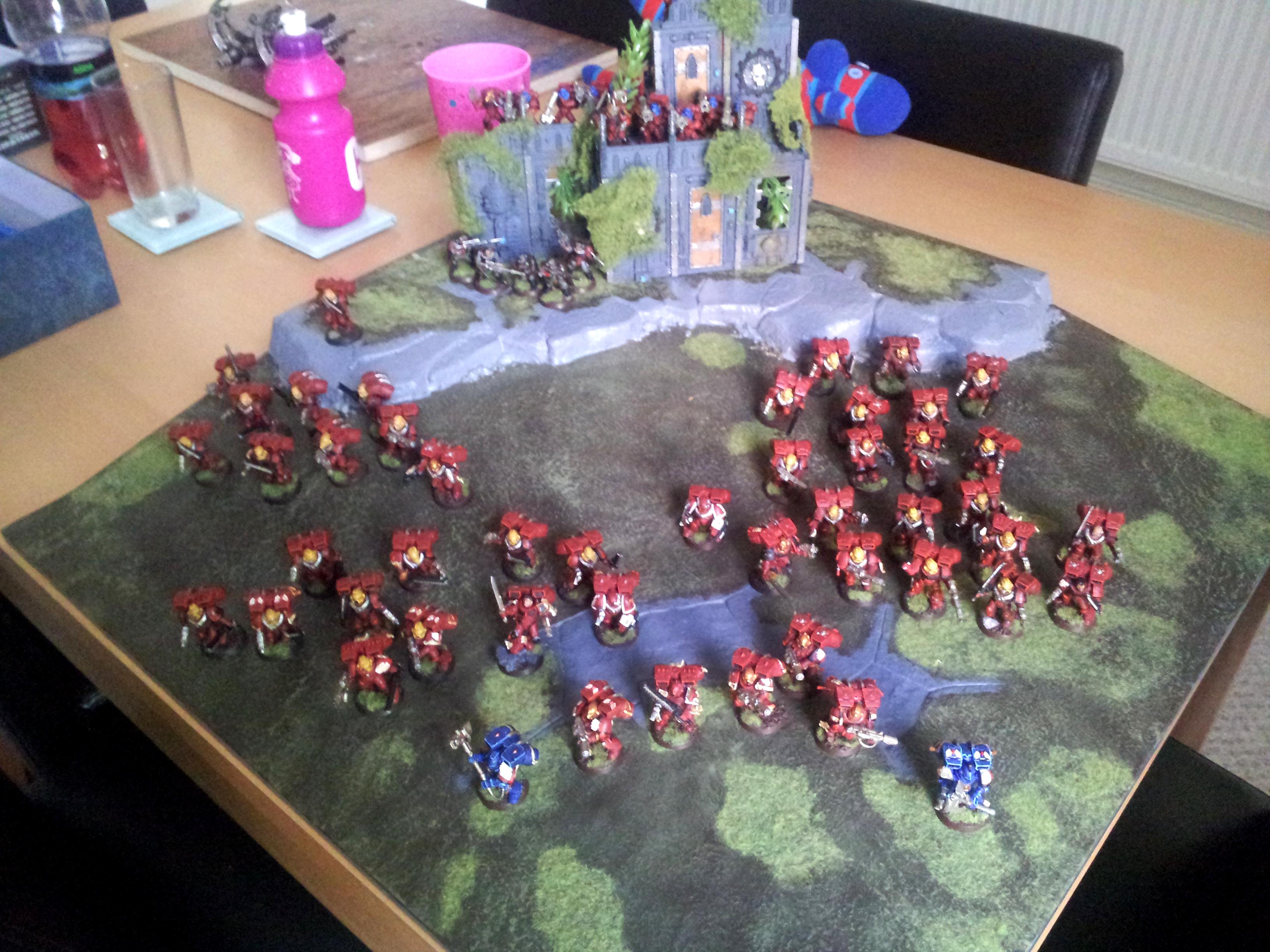 Angel, Blood, Diorama, Space, Space Marines, Warhammer 40,000