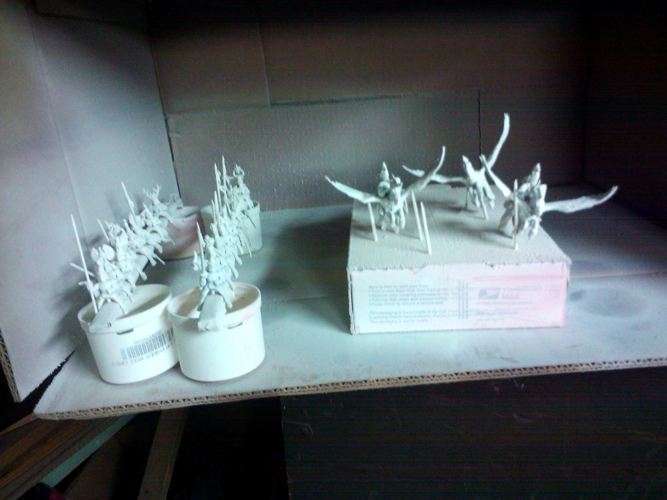 Archers, Bretonnians, Build, Grail, Hobby, Knights, Men At Arms, Painting, Peasant, Pegasus, Warhammer Fantasy, Wf