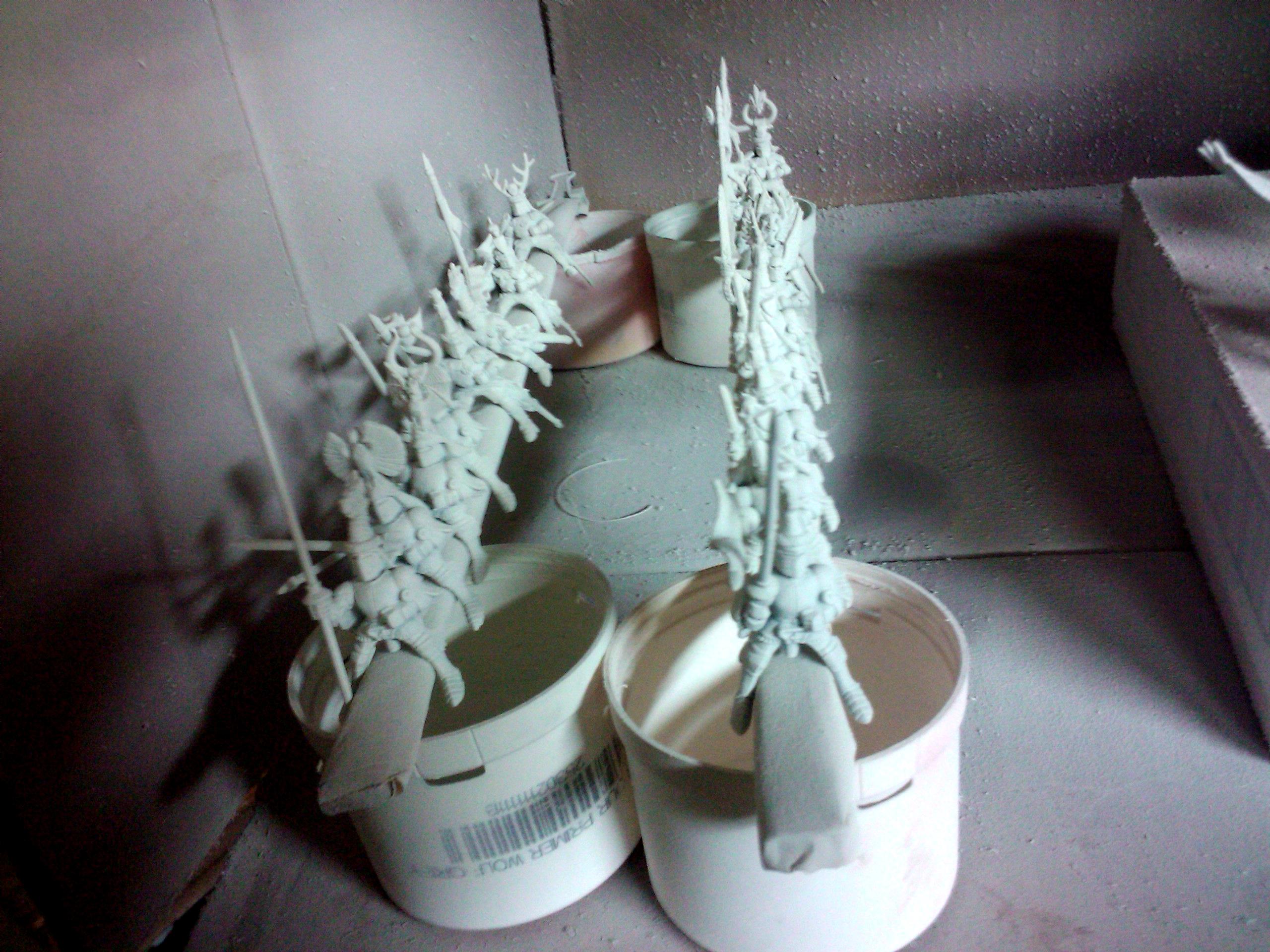 Archers, Bretonnians, Build, Grail, Hobby, Knights, Men At Arms, Painting, Peasant, Pegasus, Warhammer Fantasy, Wf