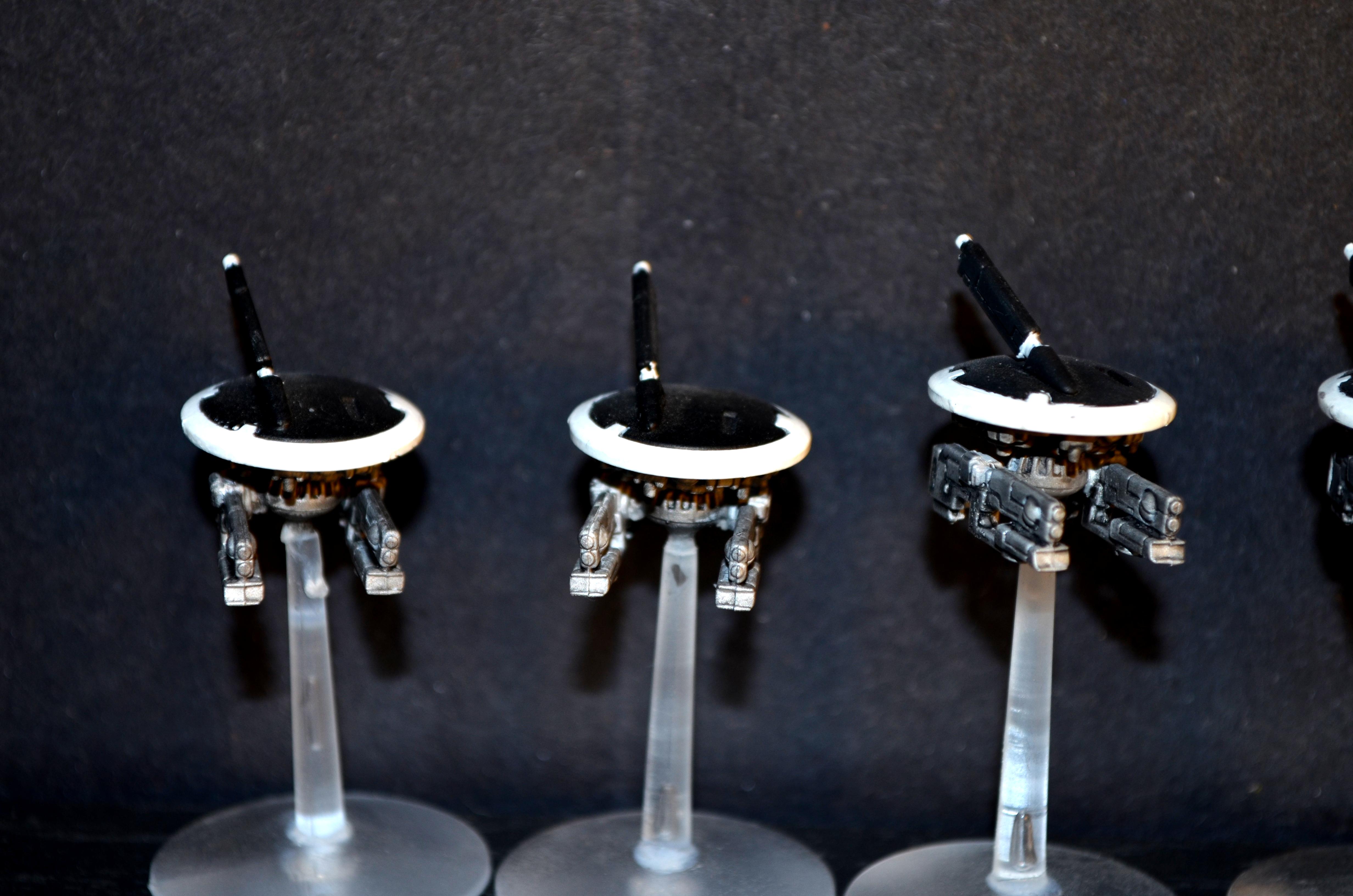 Black, Black  And White, Gun Drones, White