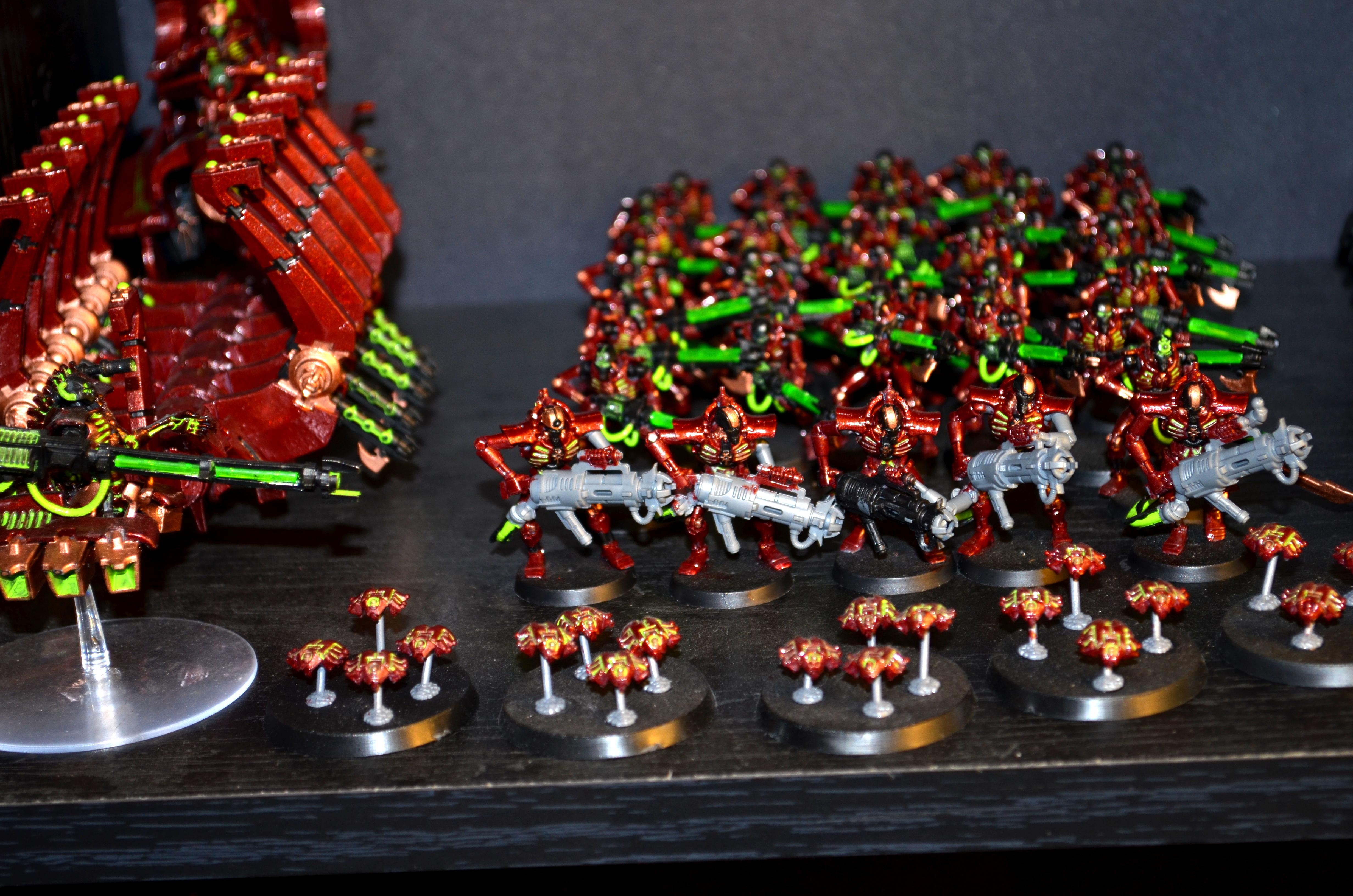 Necrons, Non Metal, Red