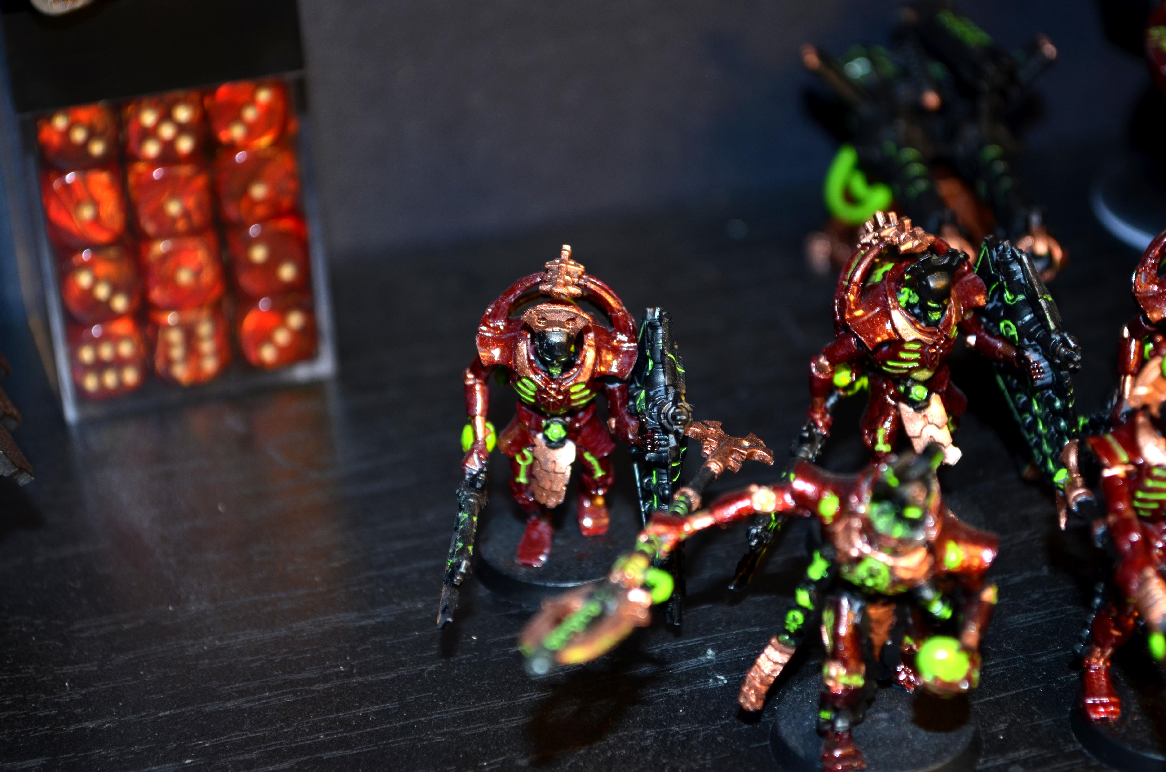 Necrons, Non Metal, Red