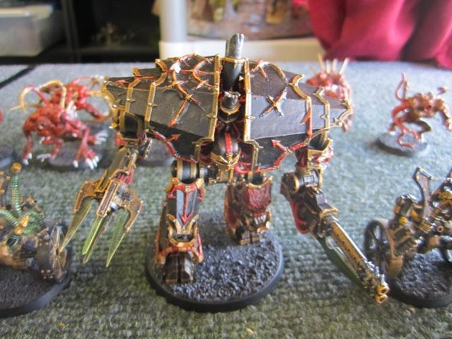A demon engin that was slain by Typhus body-gaurd mid battle