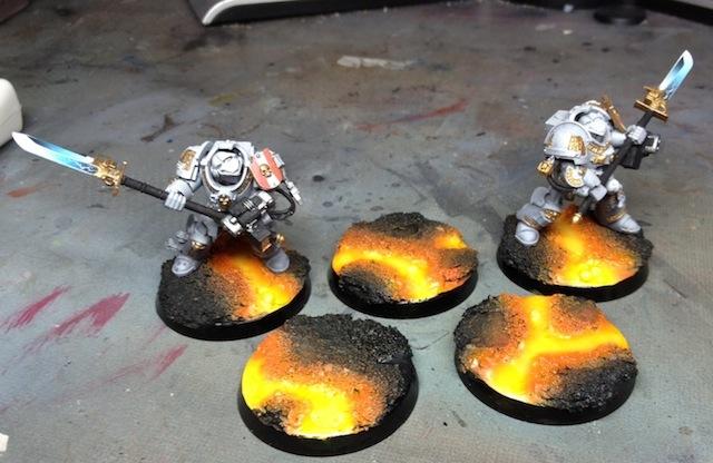 Grey Knights, Lava, Terminator Armor