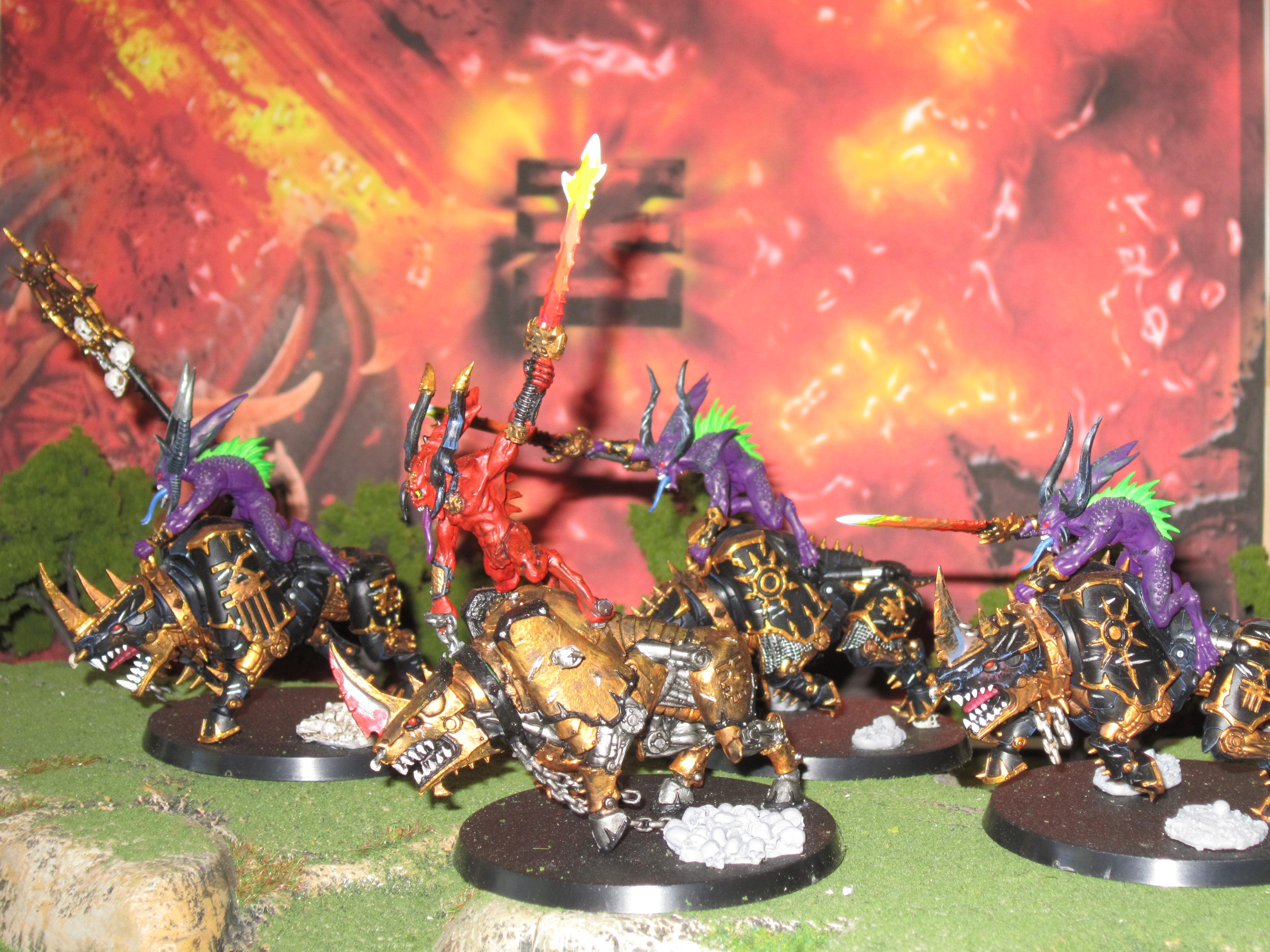 Blood Crushers, Chaos, Daemons, Herald, Khorne, Prince, Slaanesh, Tzneetch, Warhammer 40,000