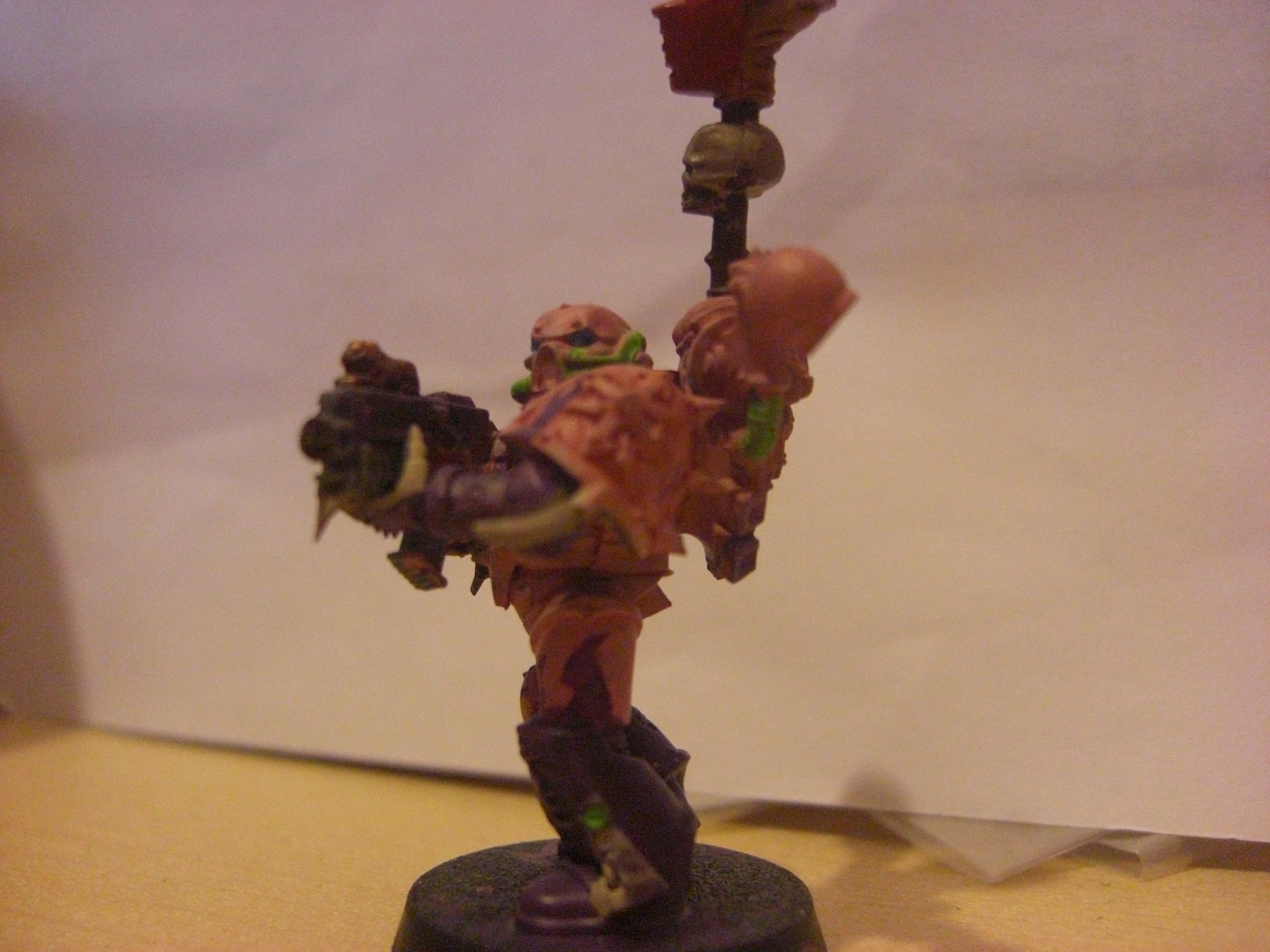 I'm quite proud of the flames and shading/highlighting on the shoulder pad on this guy